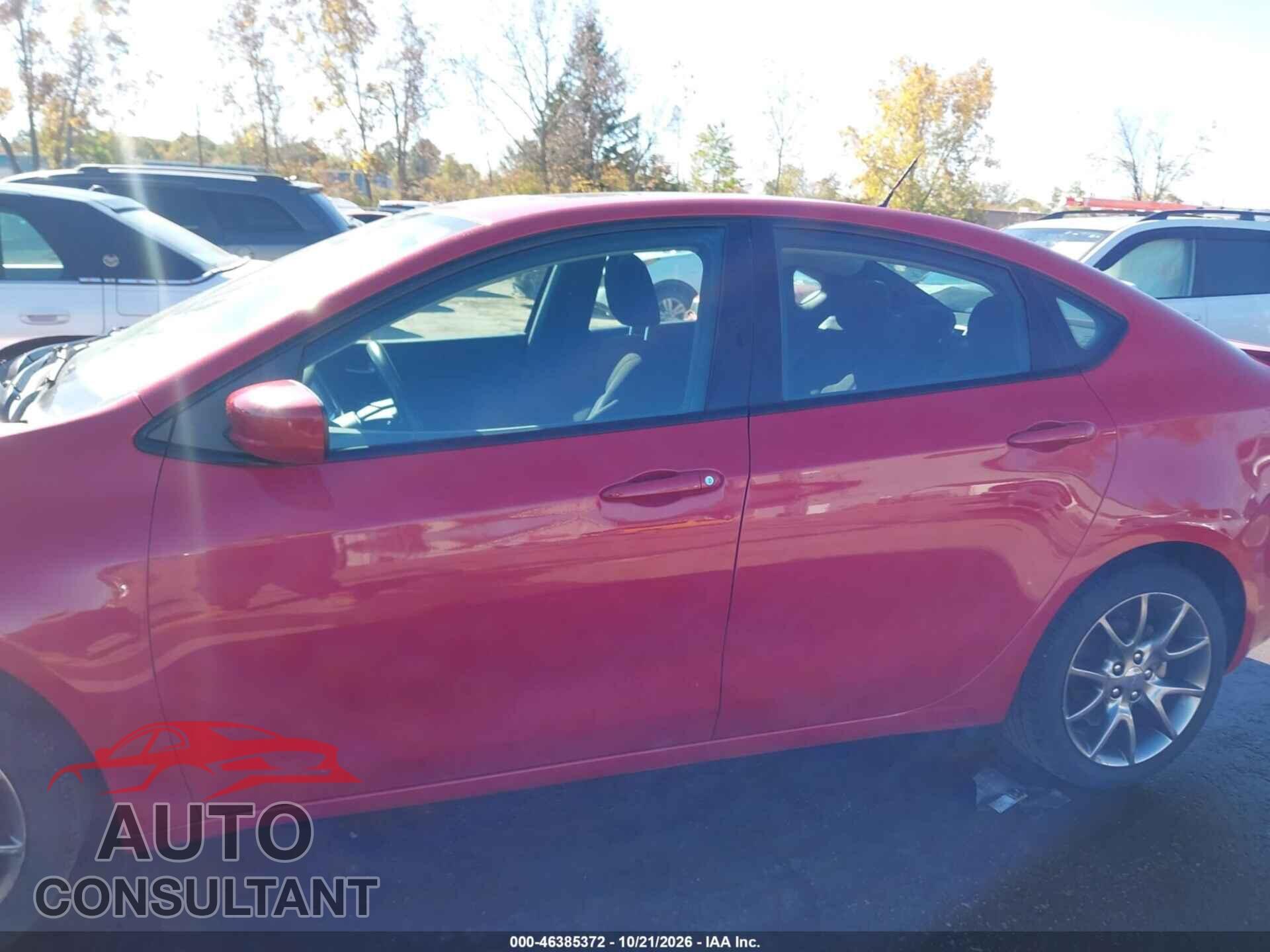 DODGE DART 2013 - 1C3CDFBA1DD341050