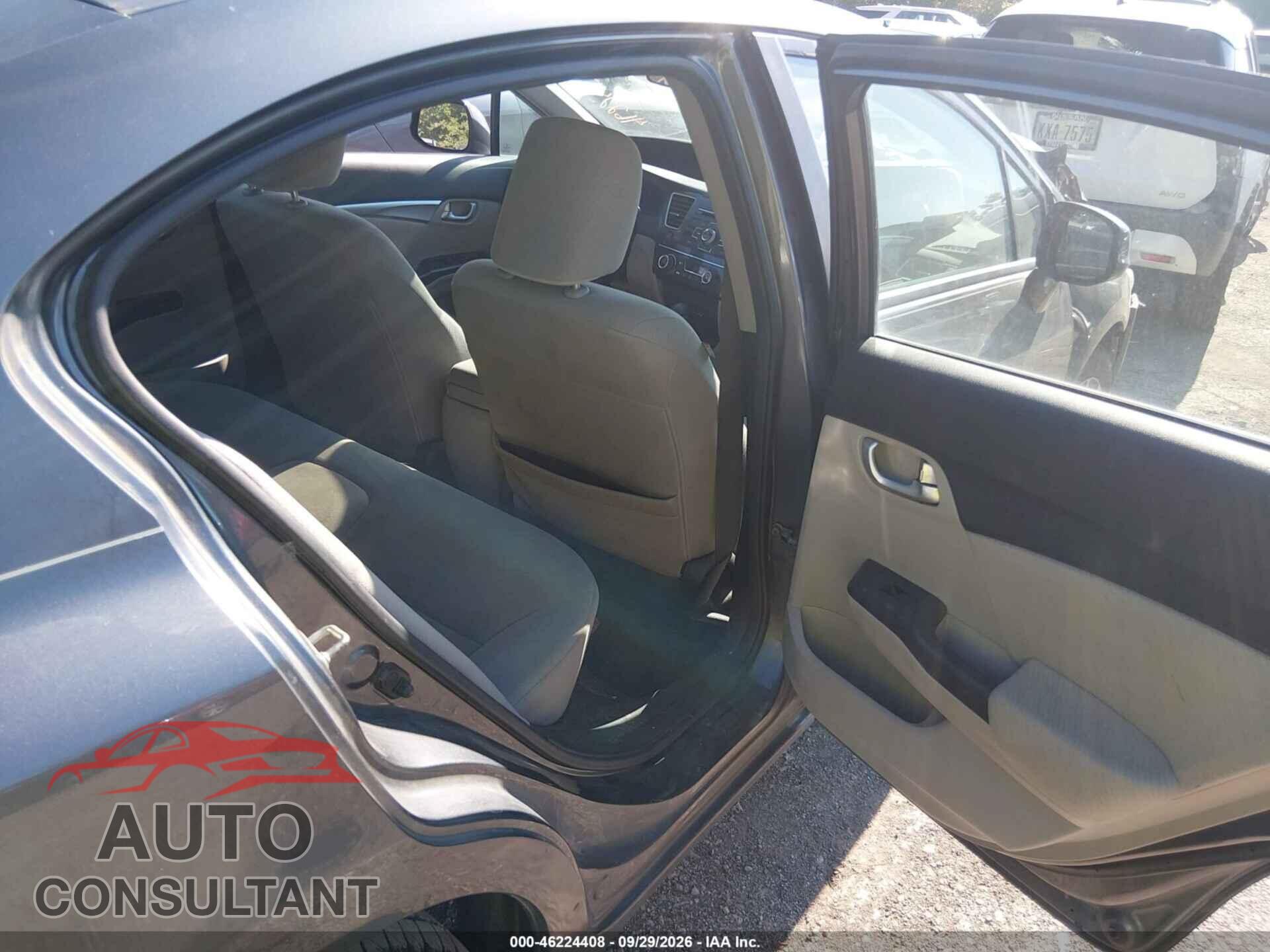 HONDA CIVIC 2013 - 19XFB2F82DE281101