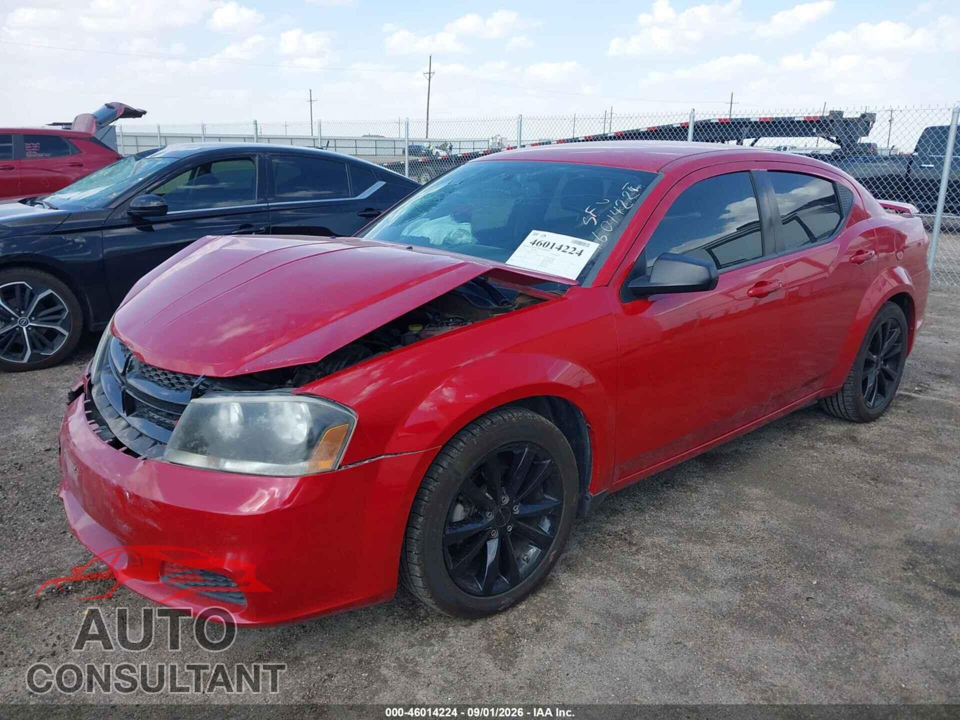 DODGE AVENGER 2014 - 1C3CDZAB1EN227671