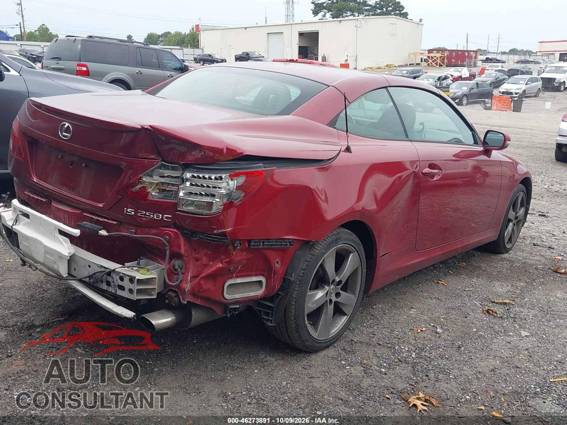 LEXUS IS 250C 2011 - JTHFF2C26B2521148