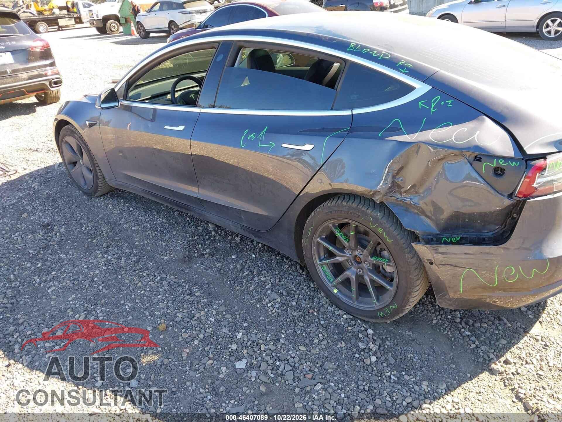 TESLA MODEL 3 2019 - 5YJ3E1EB4KF481292