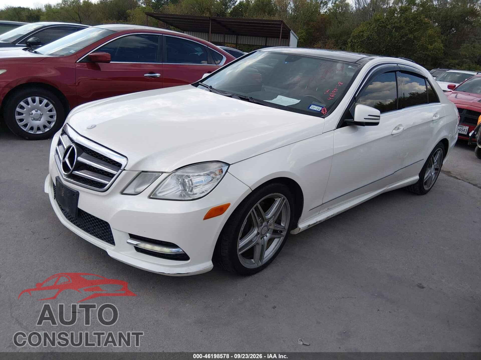 MERCEDES-BENZ E-CLASS 2013 - WDDHF8JB4DA760938