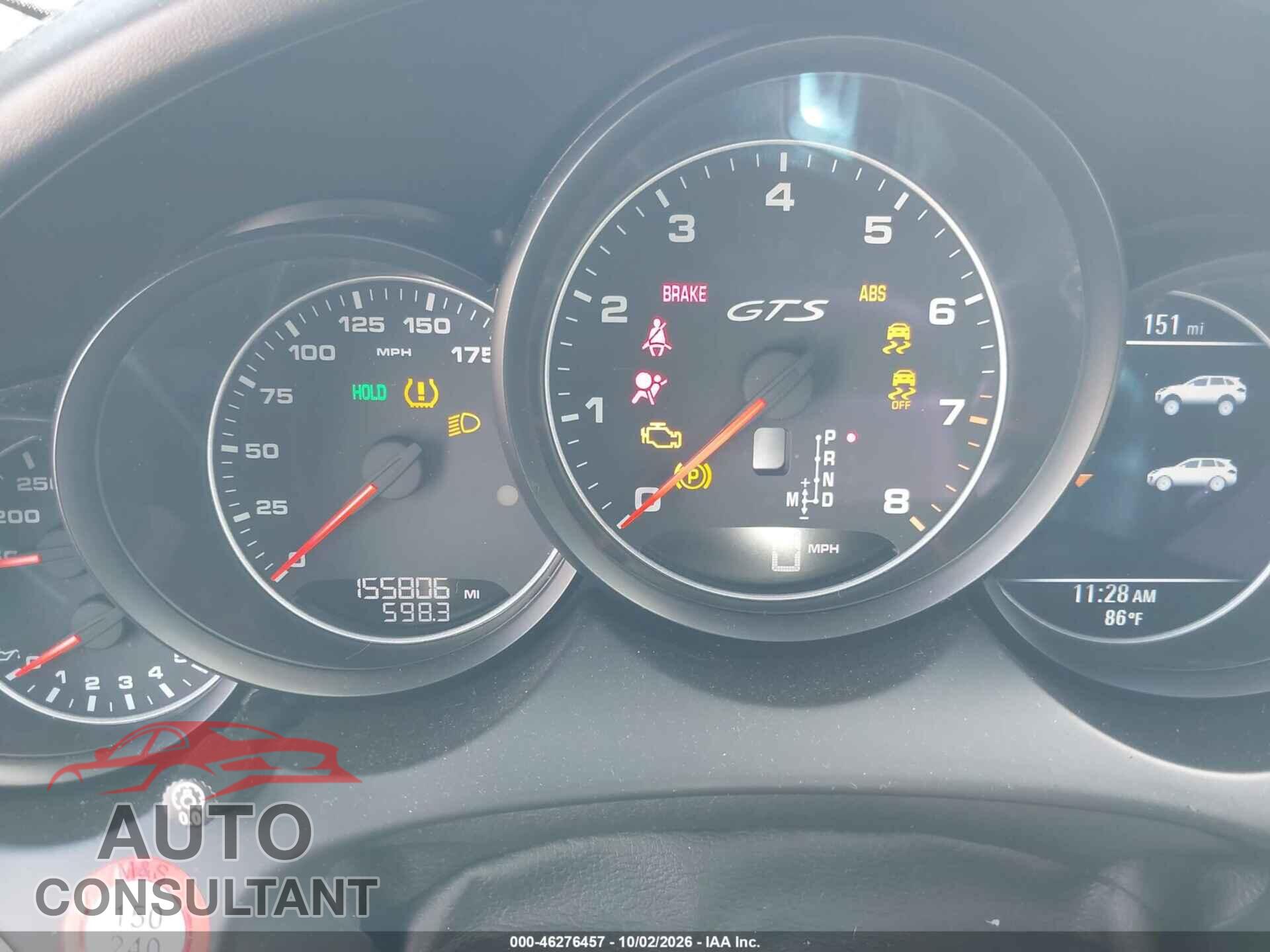 PORSCHE CAYENNE 2016 - WP1AD2A20GLA72635