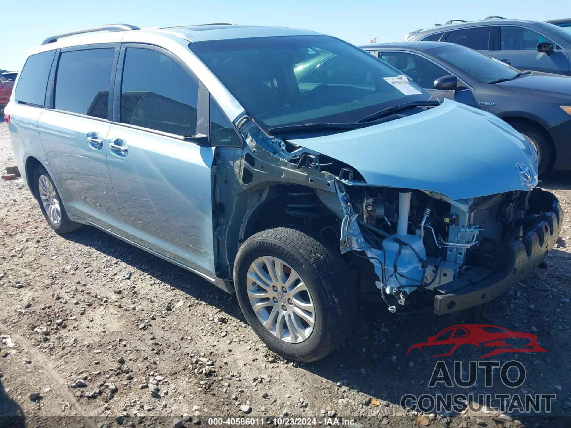 TOYOTA SIENNA 2017 - 5TDYZ3DC8HS872062