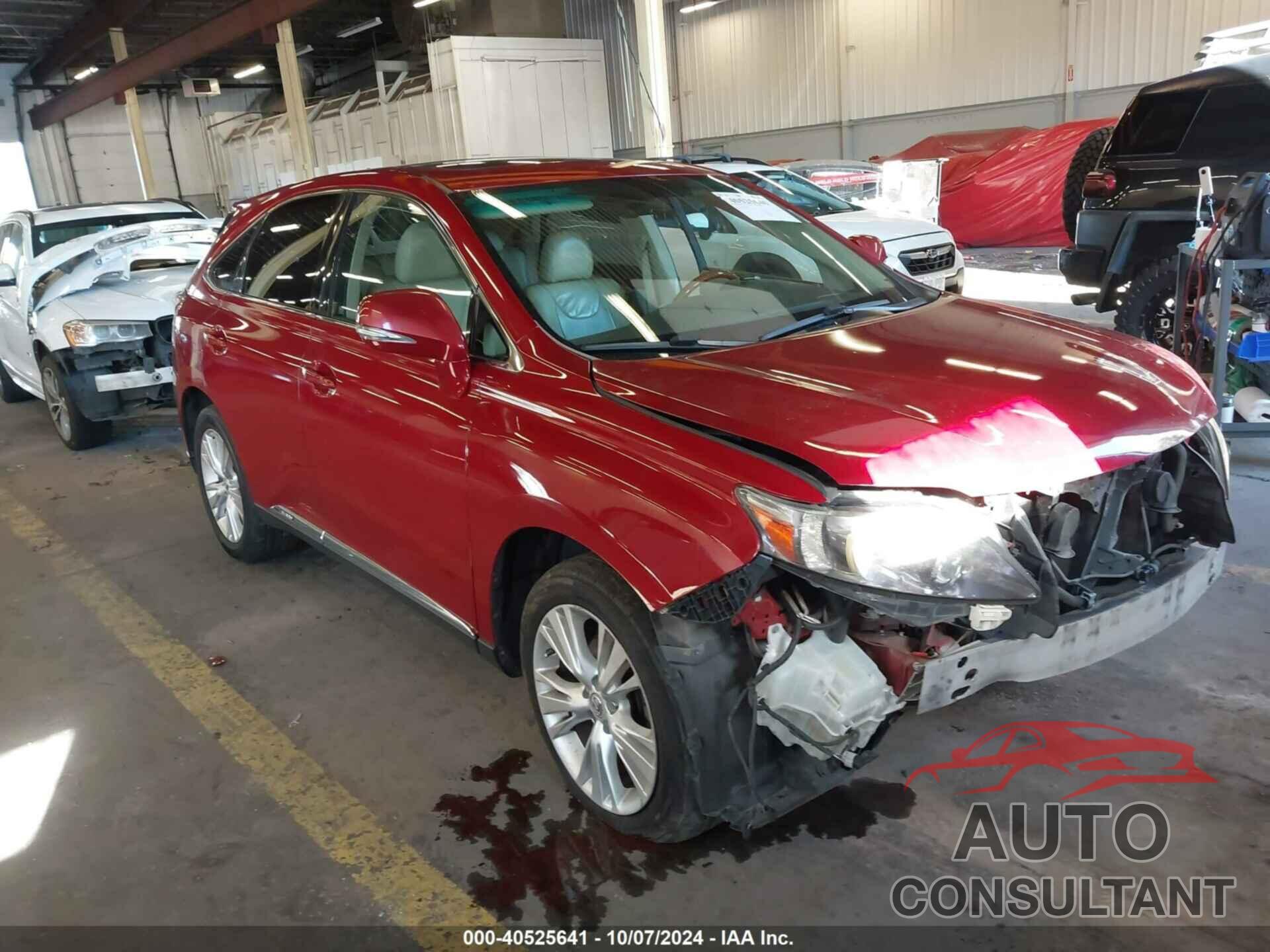 LEXUS RX 450H 2010 - JTJZB1BA2A2004339