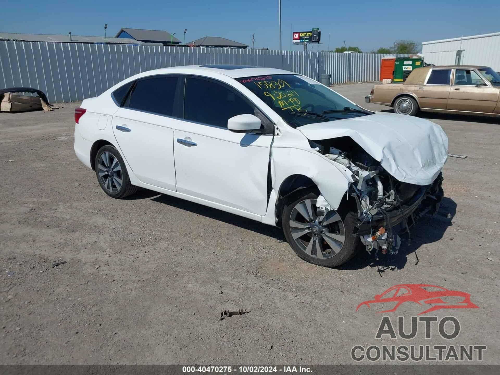 NISSAN SENTRA 2019 - 3N1AB7AP3KY270807