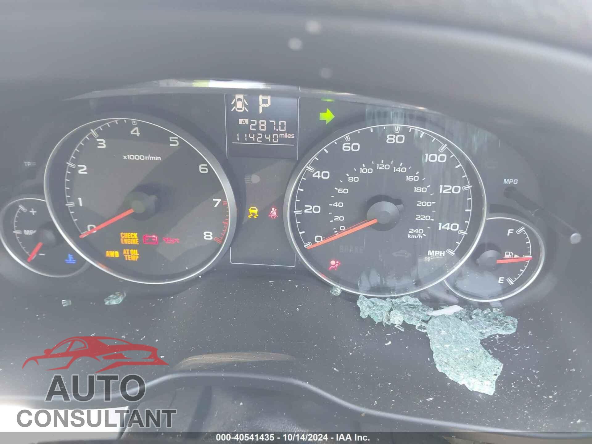 SUBARU OUTBACK 2013 - 4S4BRCCC8D3272298