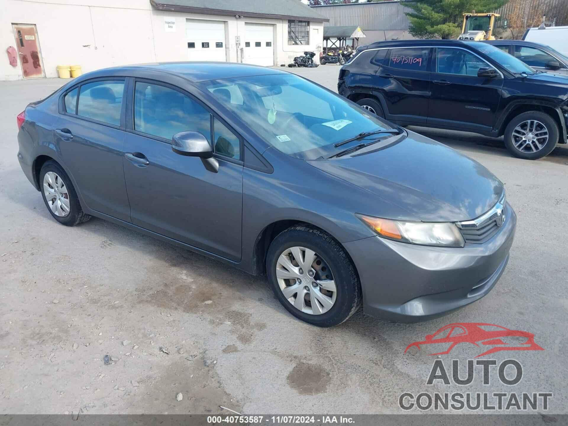 HONDA CIVIC 2012 - 2HGFB2F59CH558160