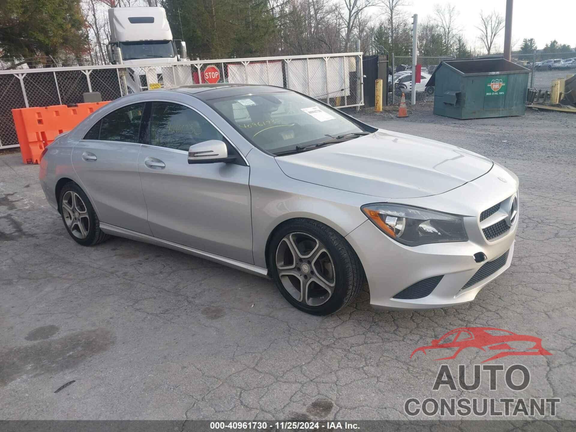 MERCEDES-BENZ CLA 250 2014 - WDDSJ4EB6EN055947