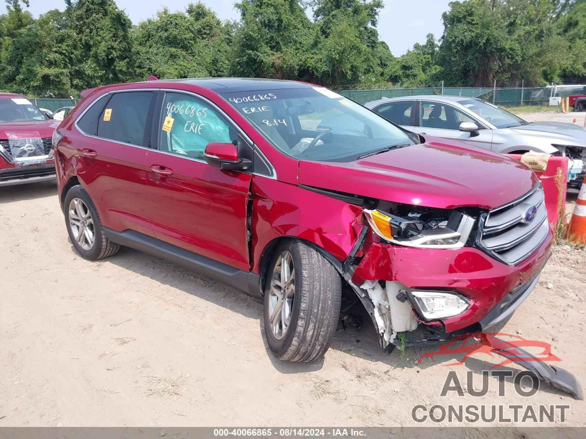 FORD EDGE 2017 - 2FMPK4K8XHBC29939