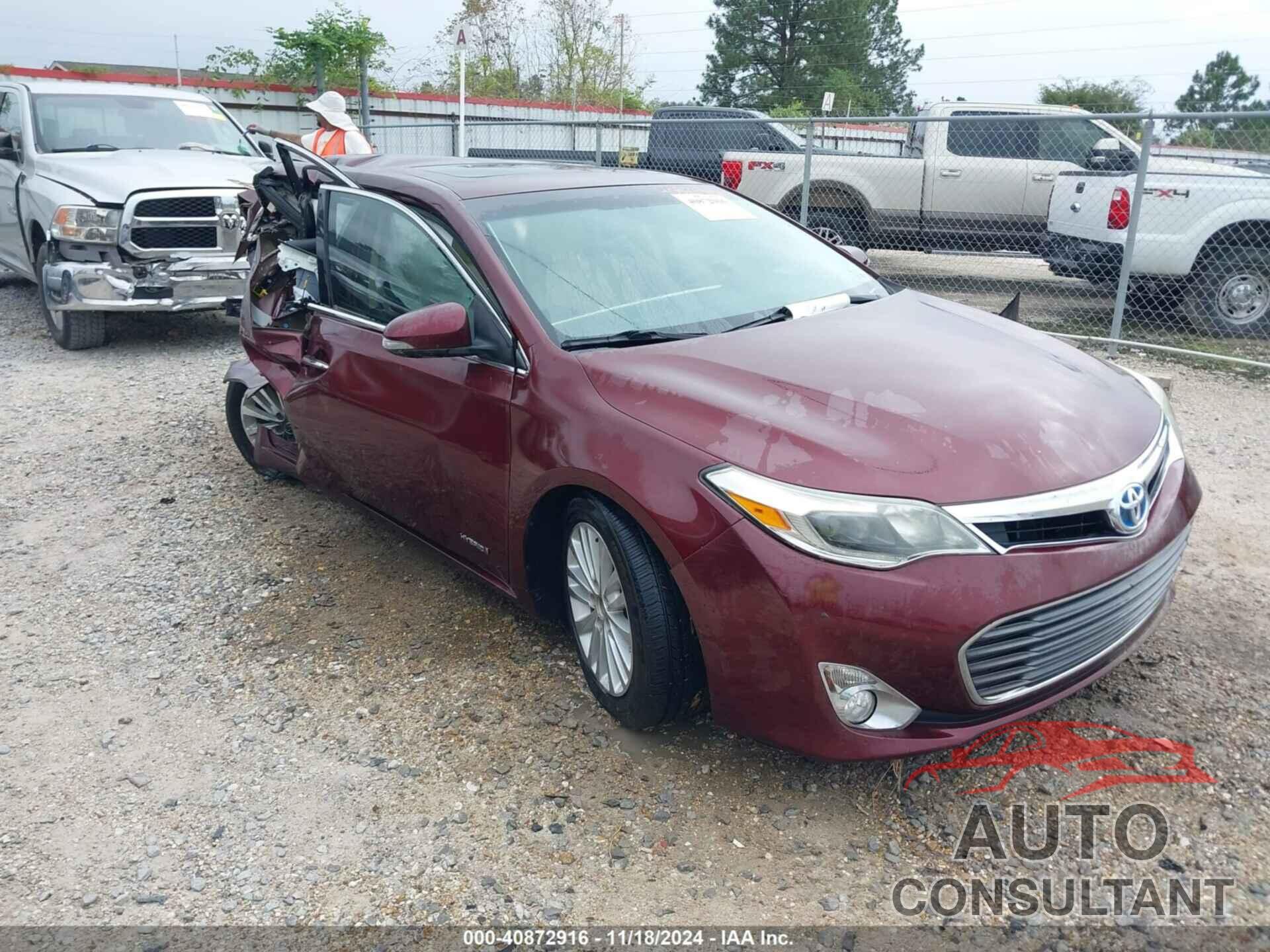 TOYOTA AVALON HYBRID 2013 - 4T1BD1EB2DU012304