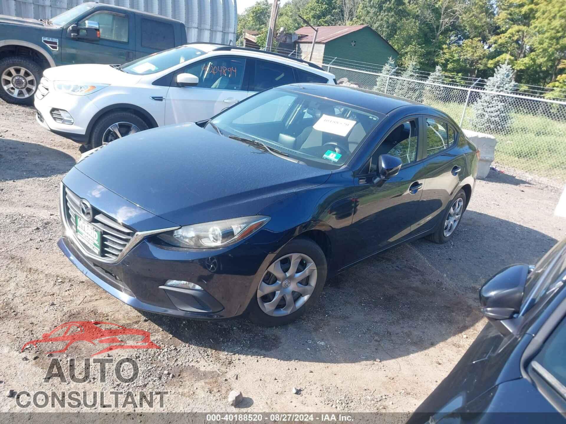 MAZDA MAZDA3 2016 - JM1BM1T74G1312130