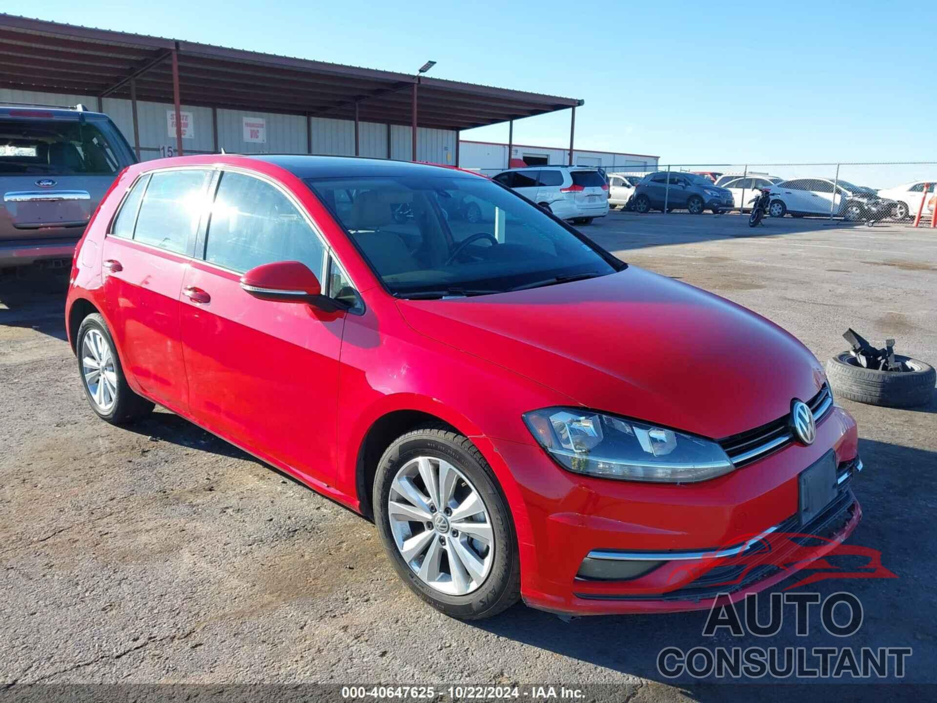 VOLKSWAGEN GOLF 2018 - 3VWG17AU5JM265059