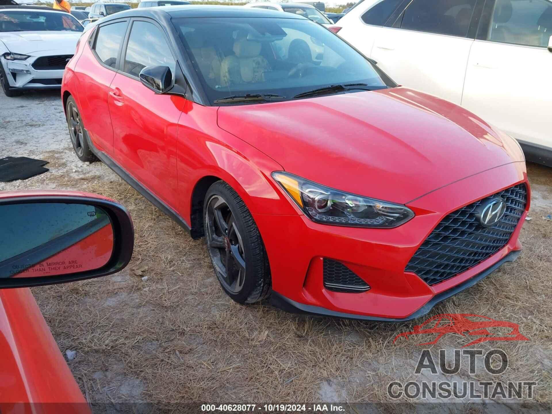 HYUNDAI VELOSTER 2019 - KMHTH6AB7KU003249