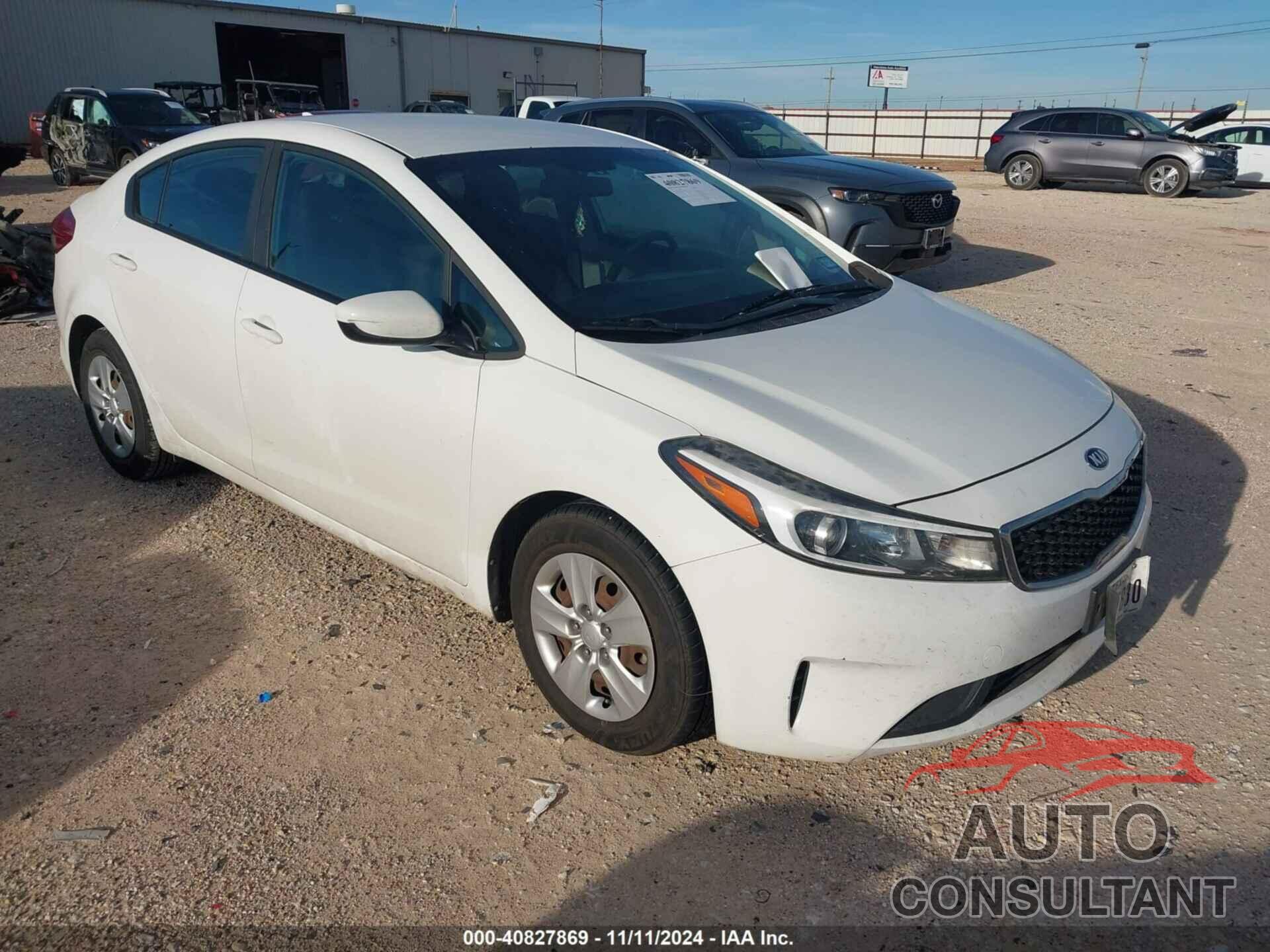 KIA FORTE 2017 - 3KPFK4A74HE080414
