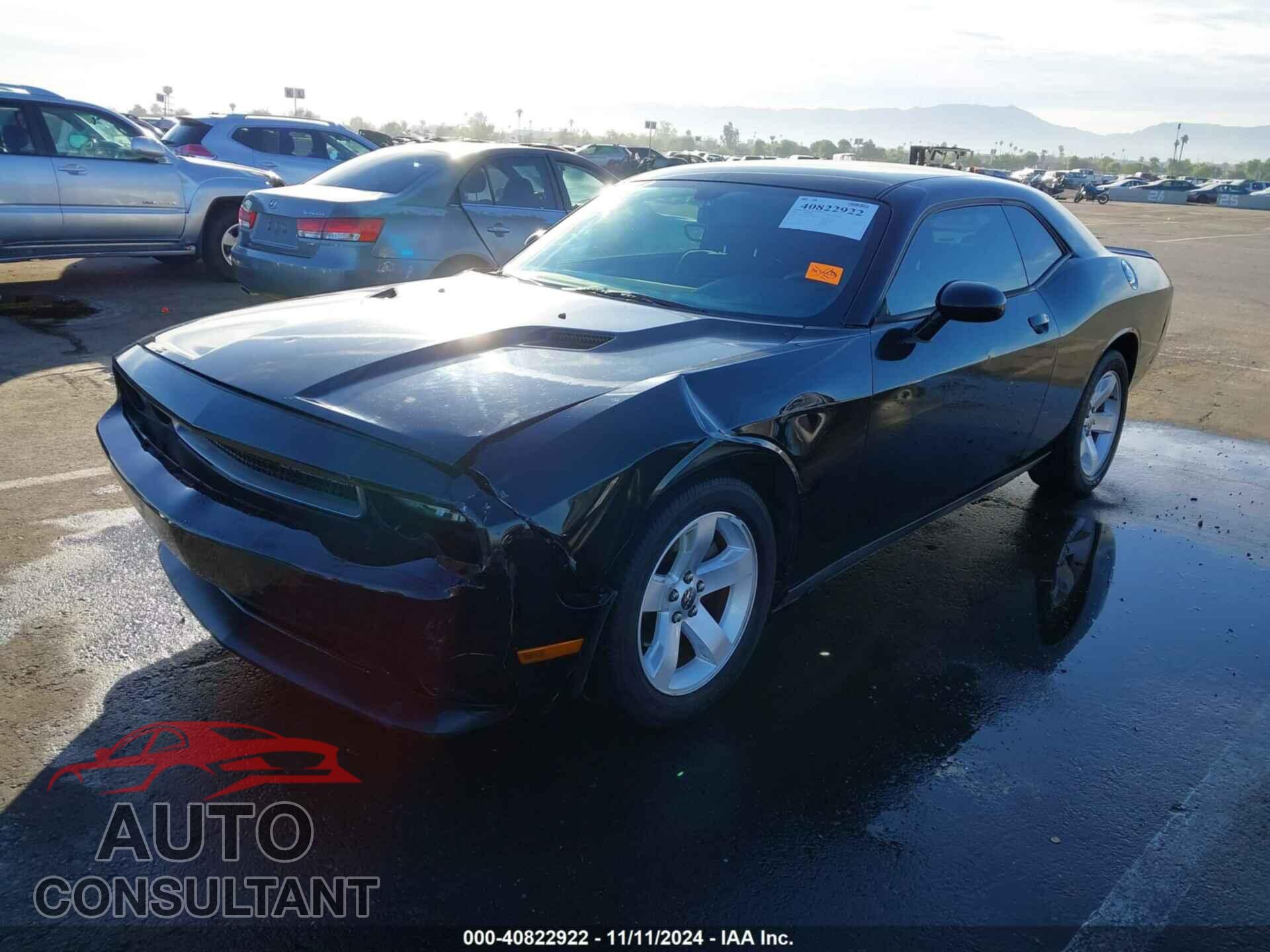 DODGE CHALLENGER 2012 - 2C3CDYAG6CH258183