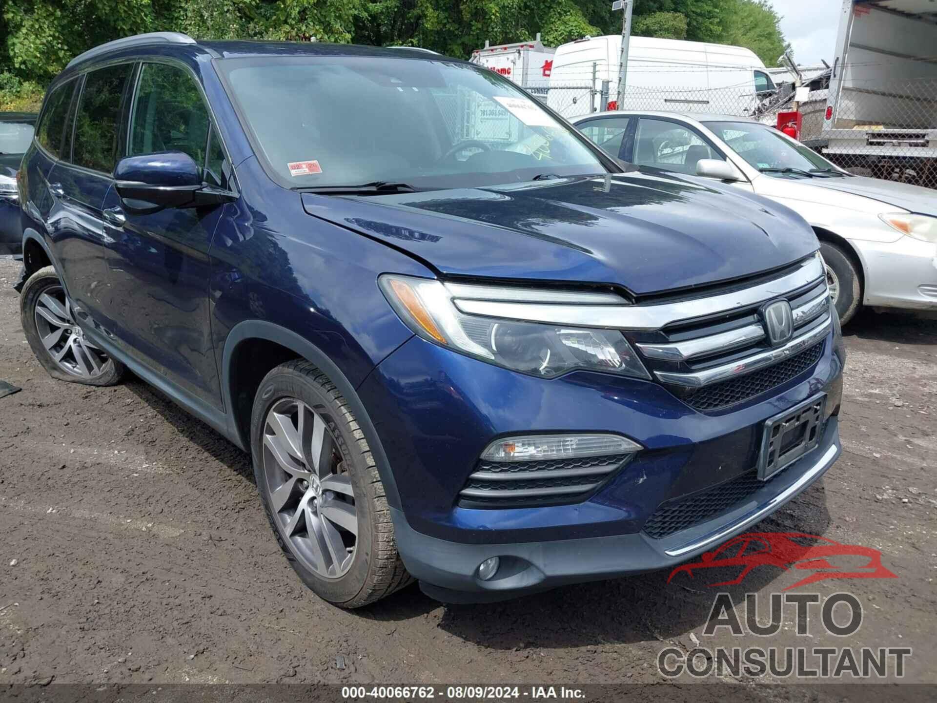 HONDA PILOT 2017 - 5FNYF6H91HB069249