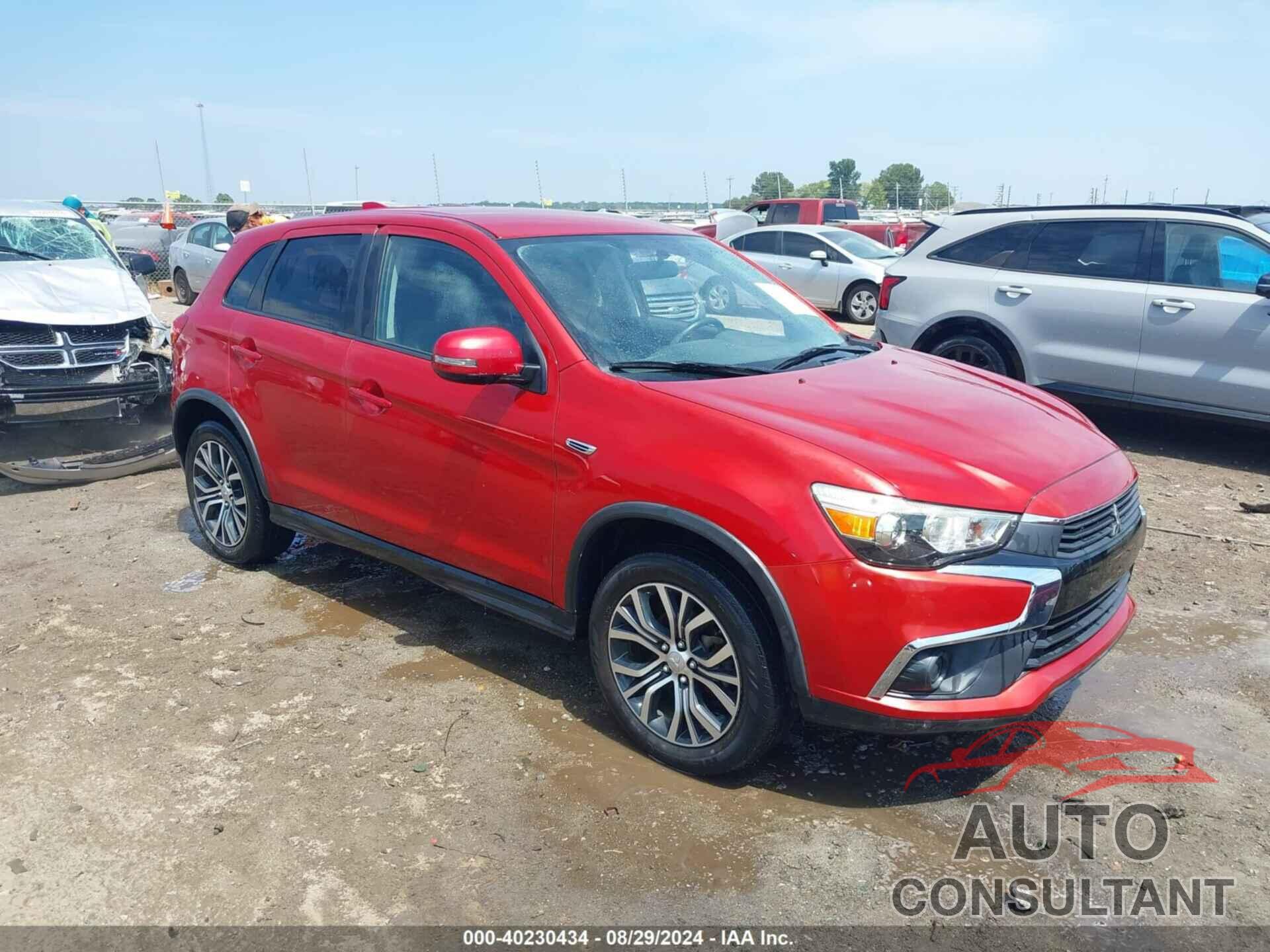 MITSUBISHI OUTLANDER SPORT 2017 - JA4AP3AU8HZ003281