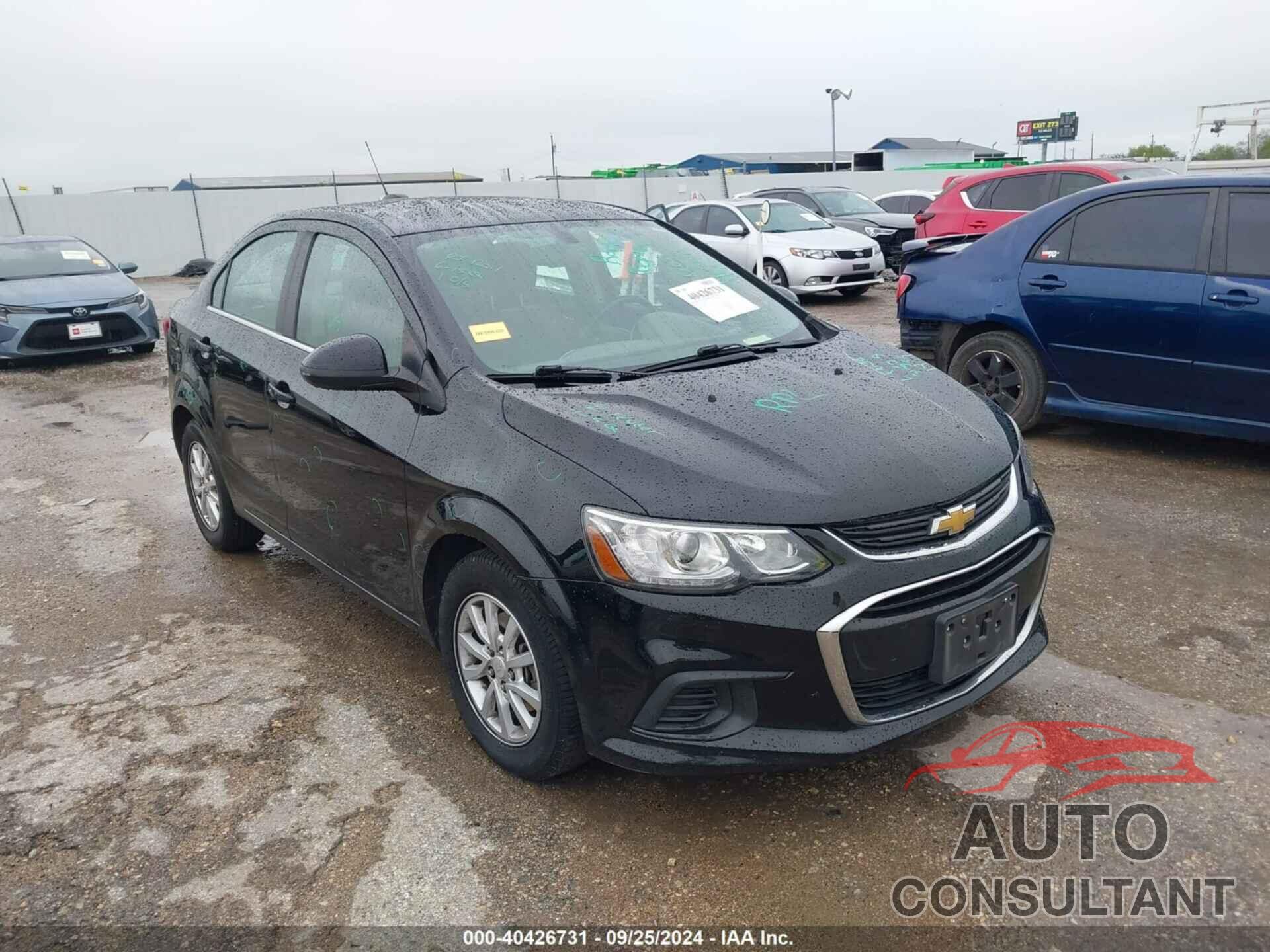 CHEVROLET SONIC 2019 - 1G1JF5SB0K4127317
