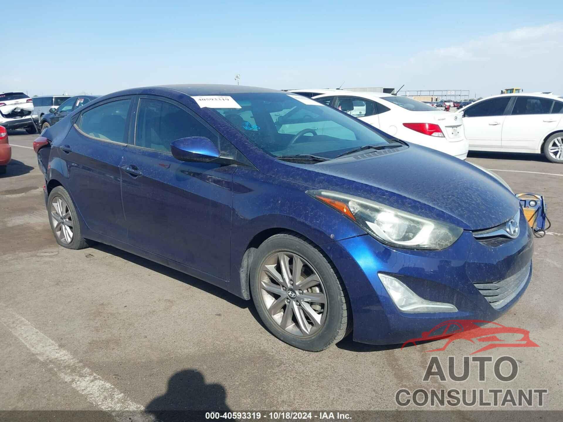 HYUNDAI ELANTRA 2014 - 5NPDH4AEXEH507977