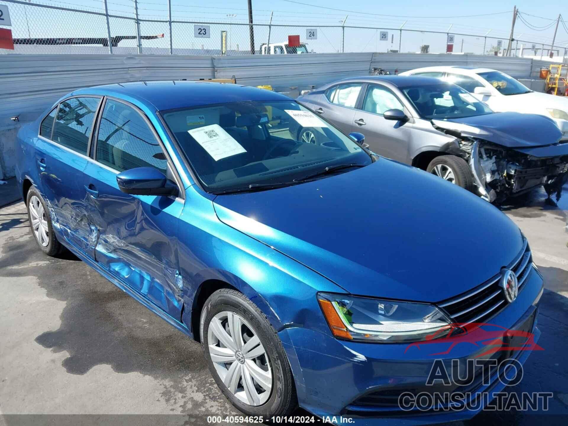 VOLKSWAGEN JETTA 2017 - 3VW2B7AJ7HM386893