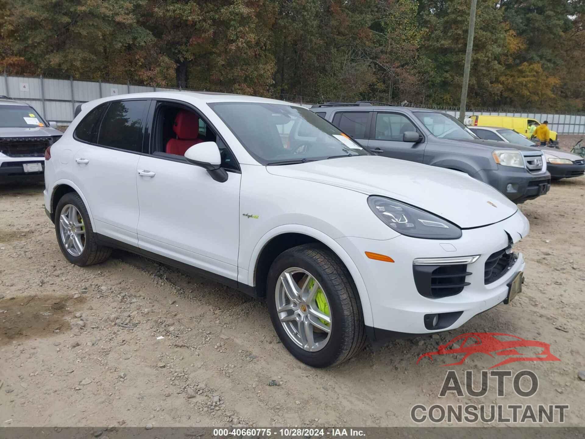 PORSCHE CAYENNE E-HYBRID 2017 - WP1AE2A21HLA72125