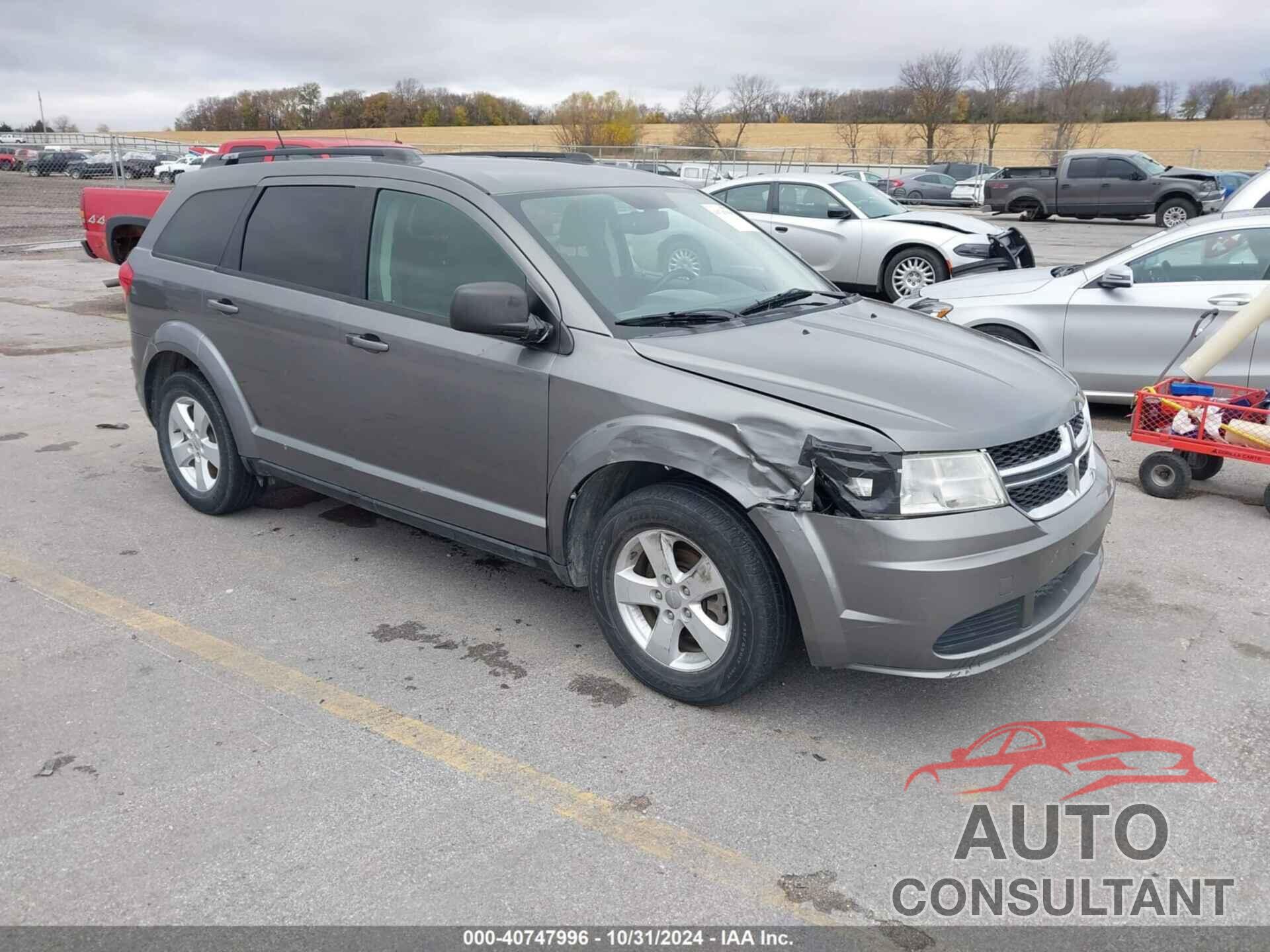 DODGE JOURNEY 2013 - 3C4PDCAB4DT501969