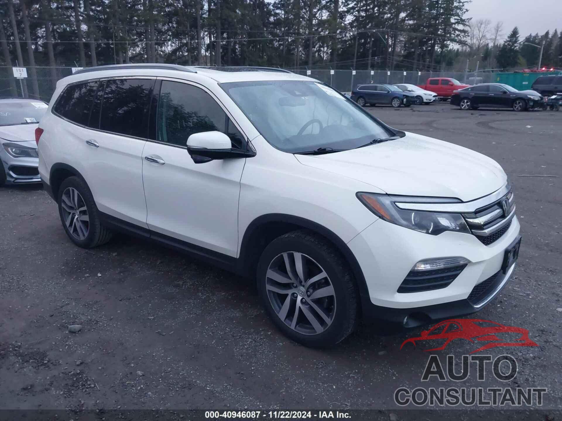 HONDA PILOT 2017 - 5FNYF6H92HB101724