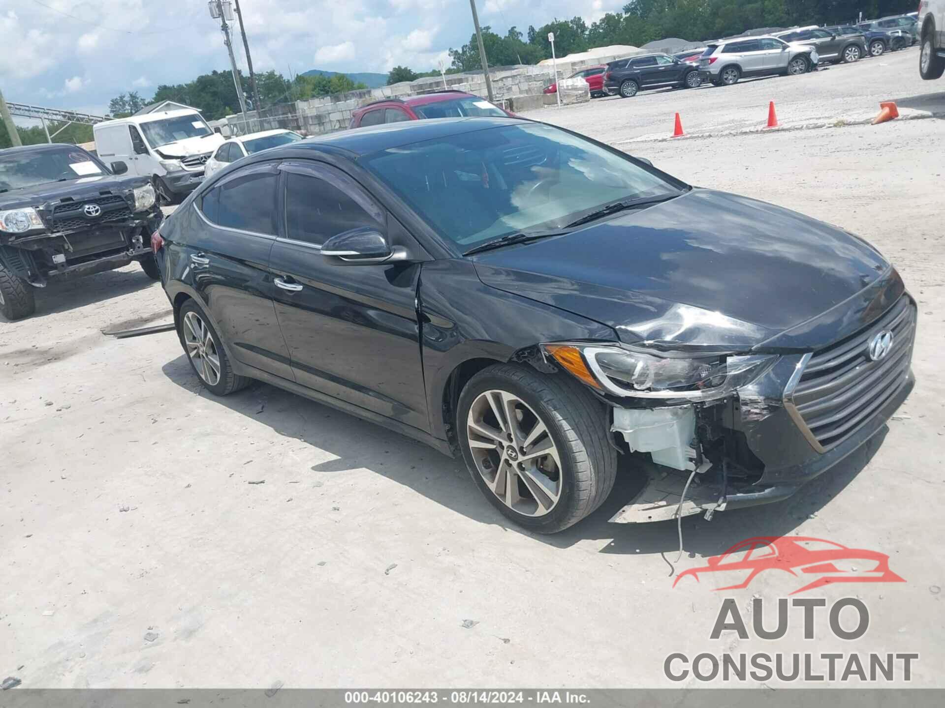 HYUNDAI ELANTRA 2017 - 5NPD84LF6HH054919