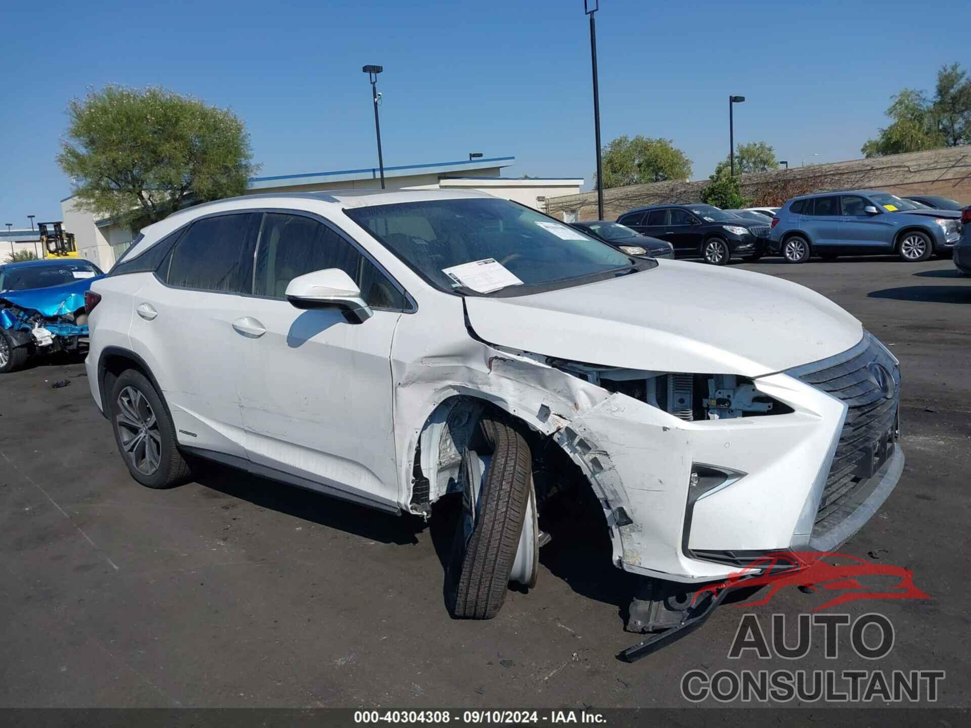 LEXUS RX 450H 2019 - 2T2BGMCA5KC038523