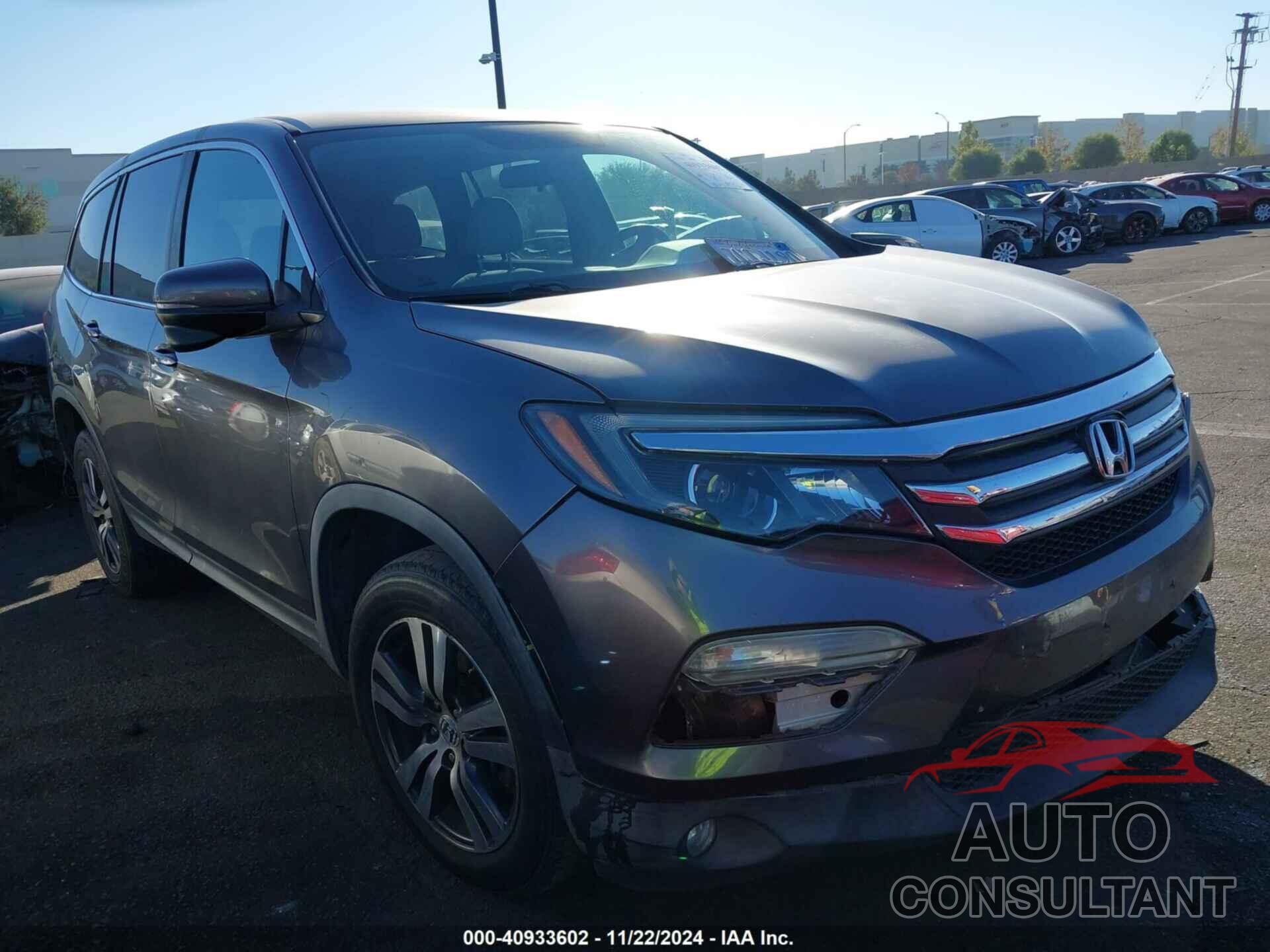 HONDA PILOT 2017 - 5FNYF5H31HB001684