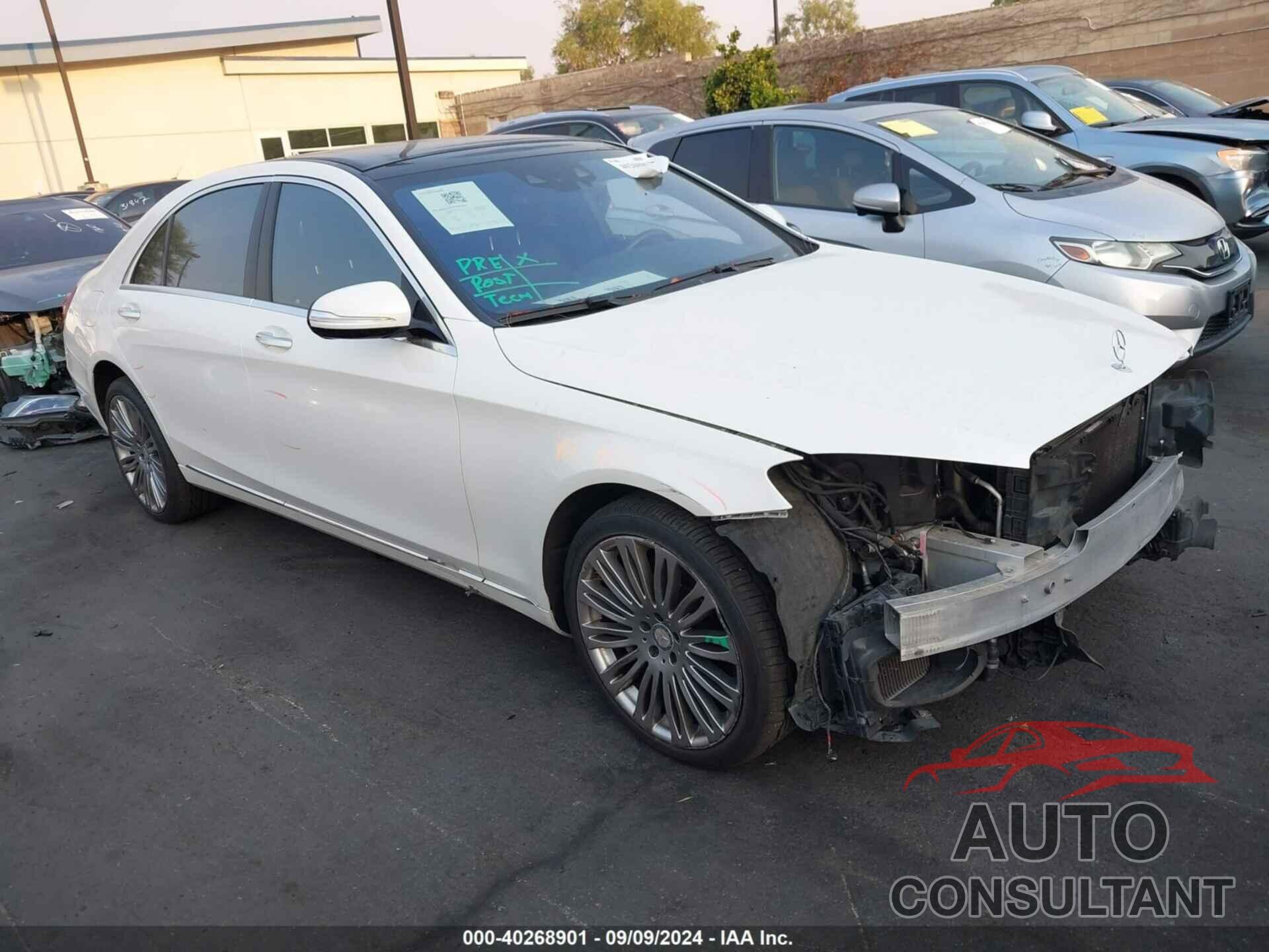 MERCEDES-BENZ S 550 2016 - WDDUG8CB9GA235192