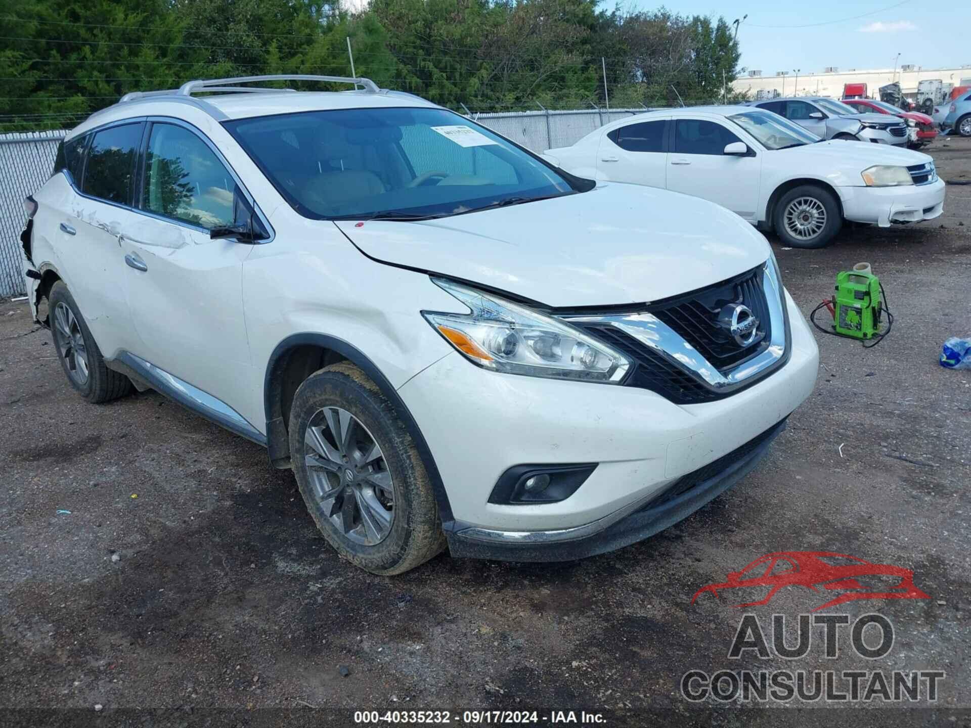 NISSAN MURANO 2016 - 5N1AZ2MG8GN134874