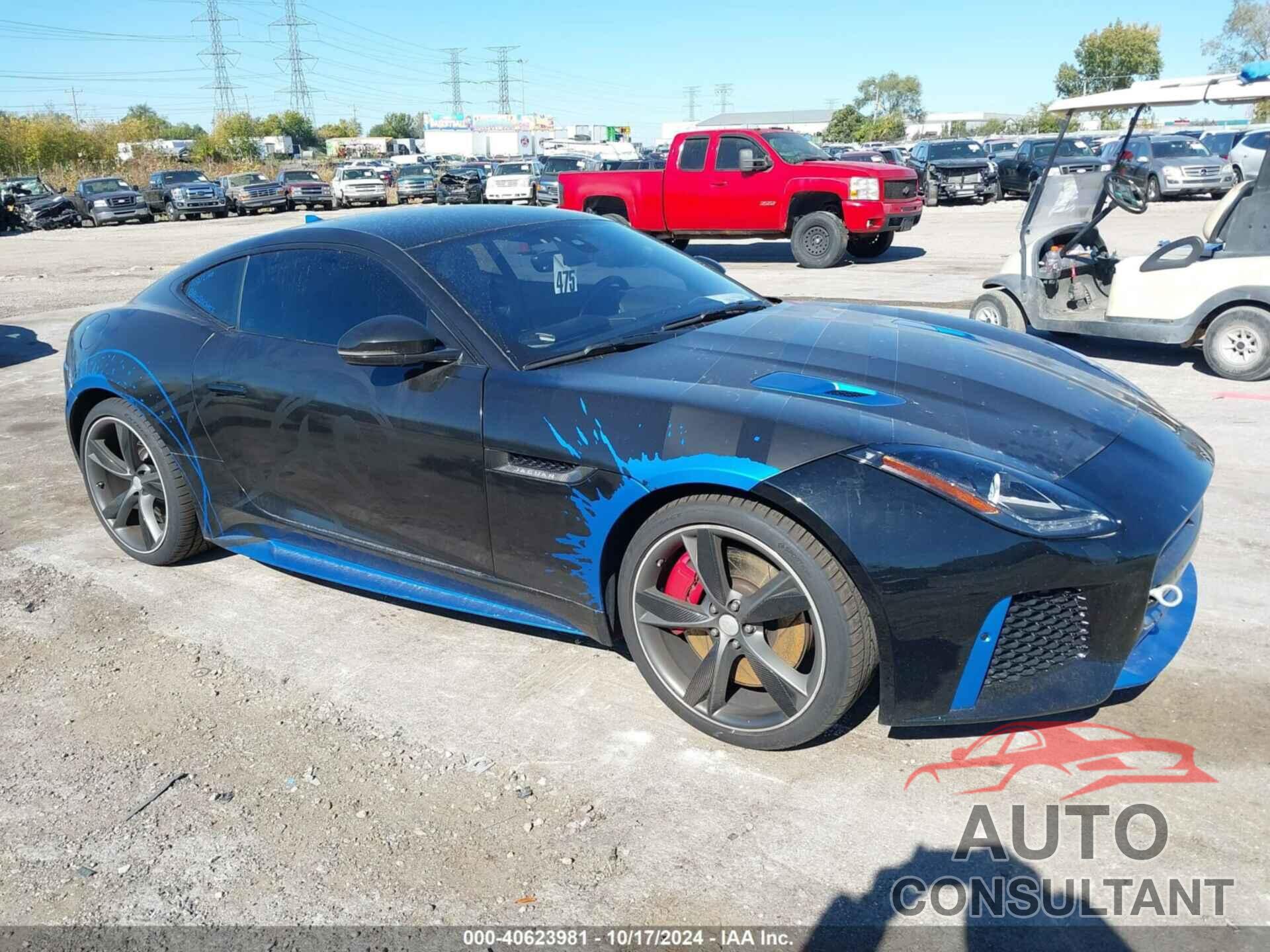 JAGUAR F-TYPE 2017 - SAJWJ6DL6HMK44787