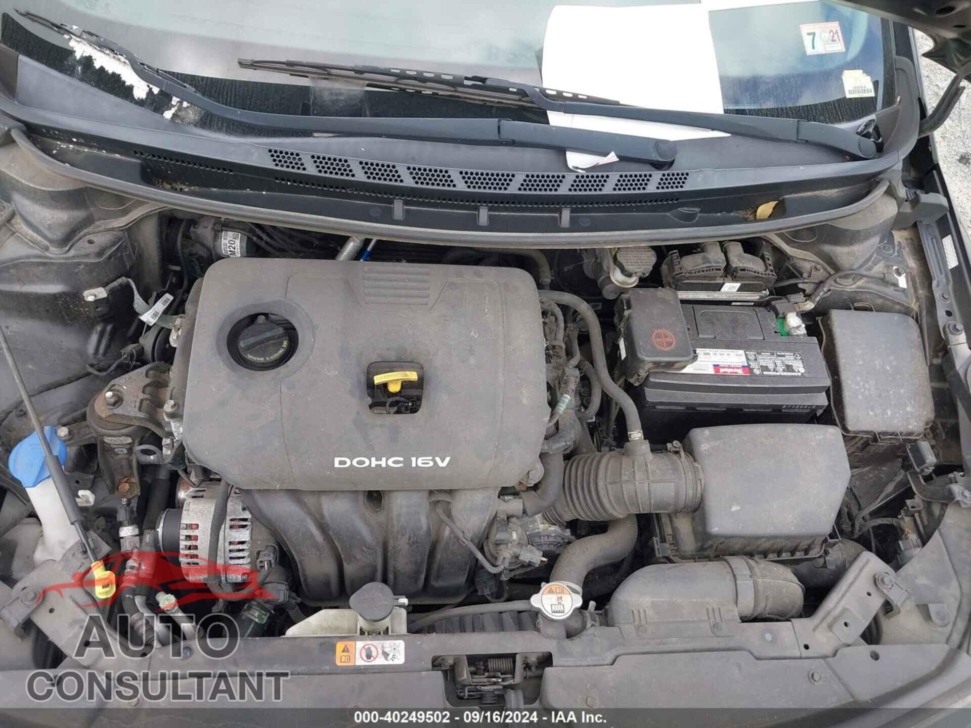 KIA FORTE 2017 - 3KPFK4A75HE025874