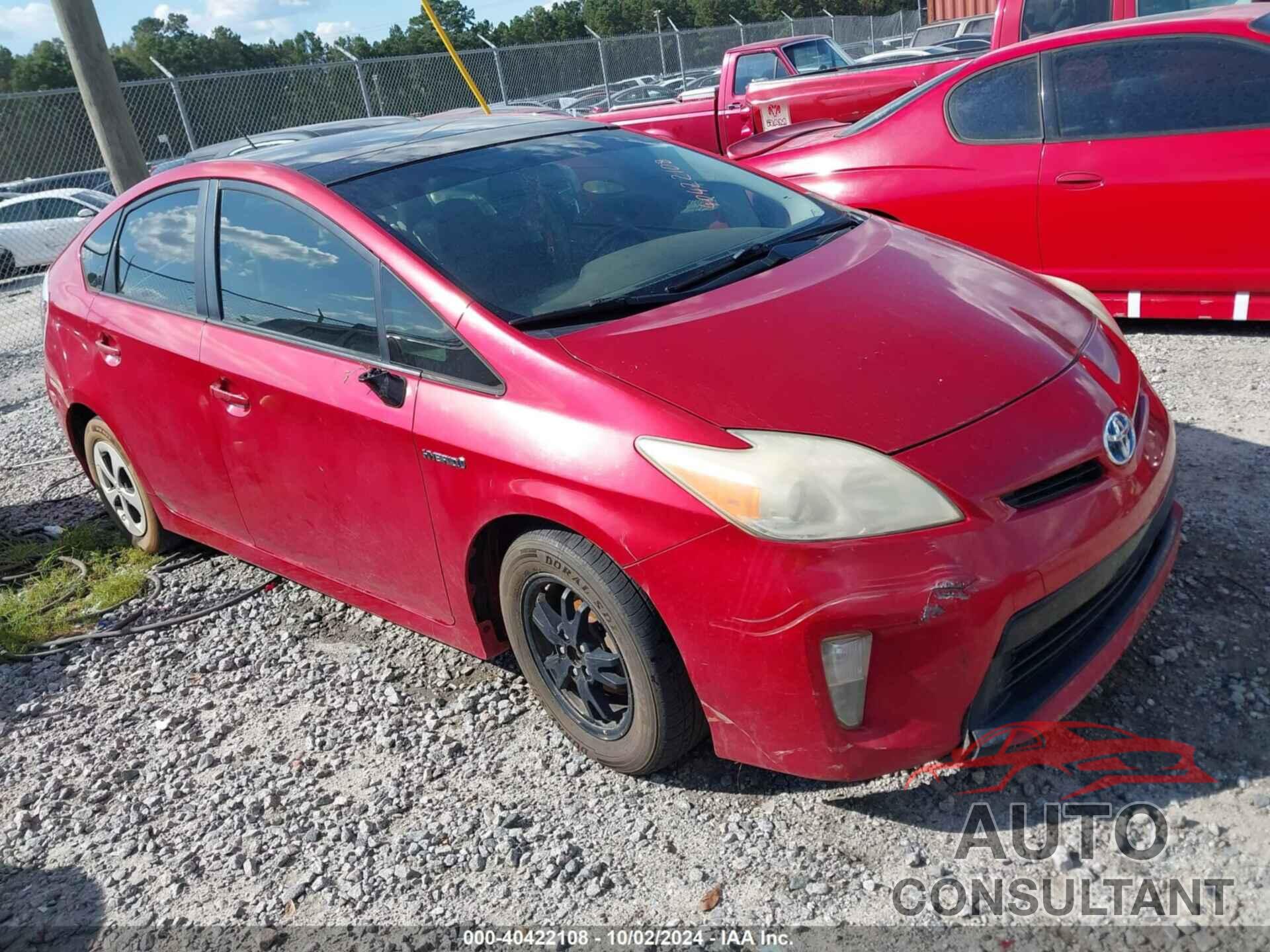 TOYOTA PRIUS 2014 - JTDKN3DU6E1752568