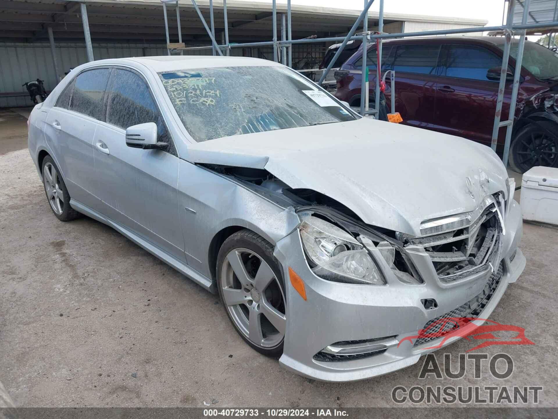 MERCEDES-BENZ E 350 2012 - WDDHF5KB1CA653311