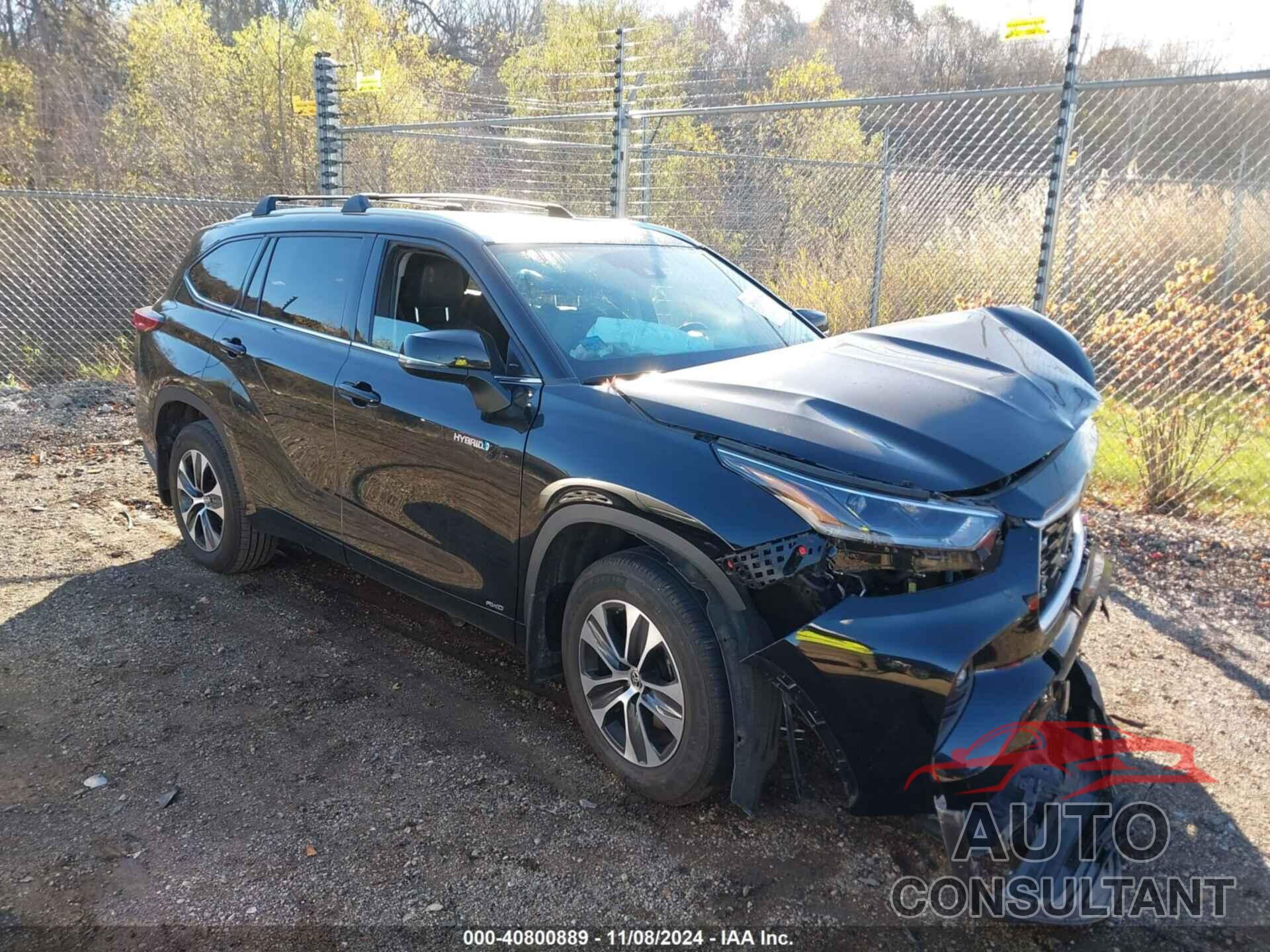 TOYOTA HIGHLANDER 2021 - 5TDHBRCH7MS521352