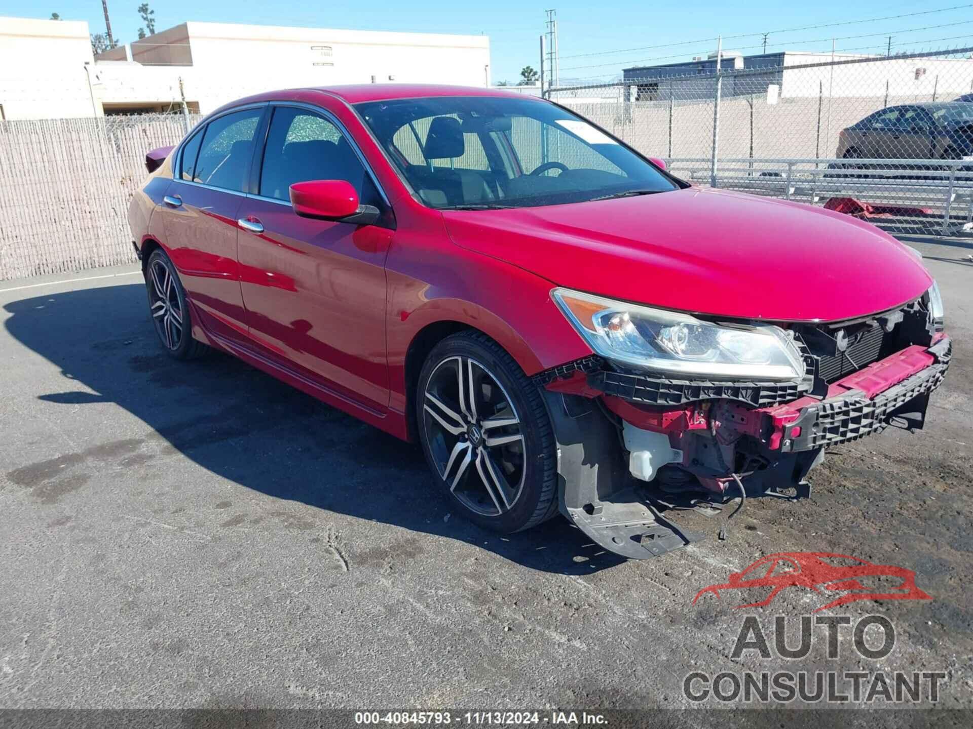 HONDA ACCORD 2017 - 1HGCR2F67HA016259