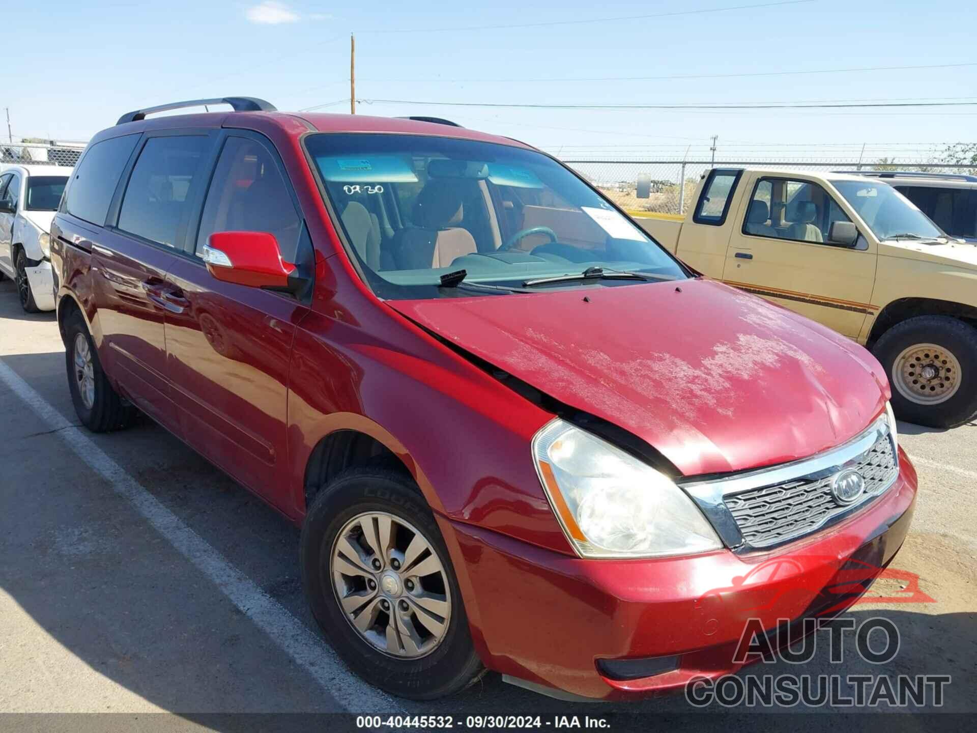 KIA SEDONA 2012 - KNDMG4C7XC6493961
