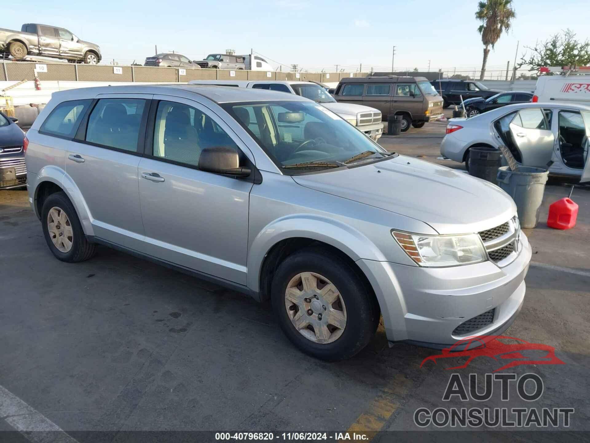 DODGE JOURNEY 2012 - 3C4PDCAB0CT213669