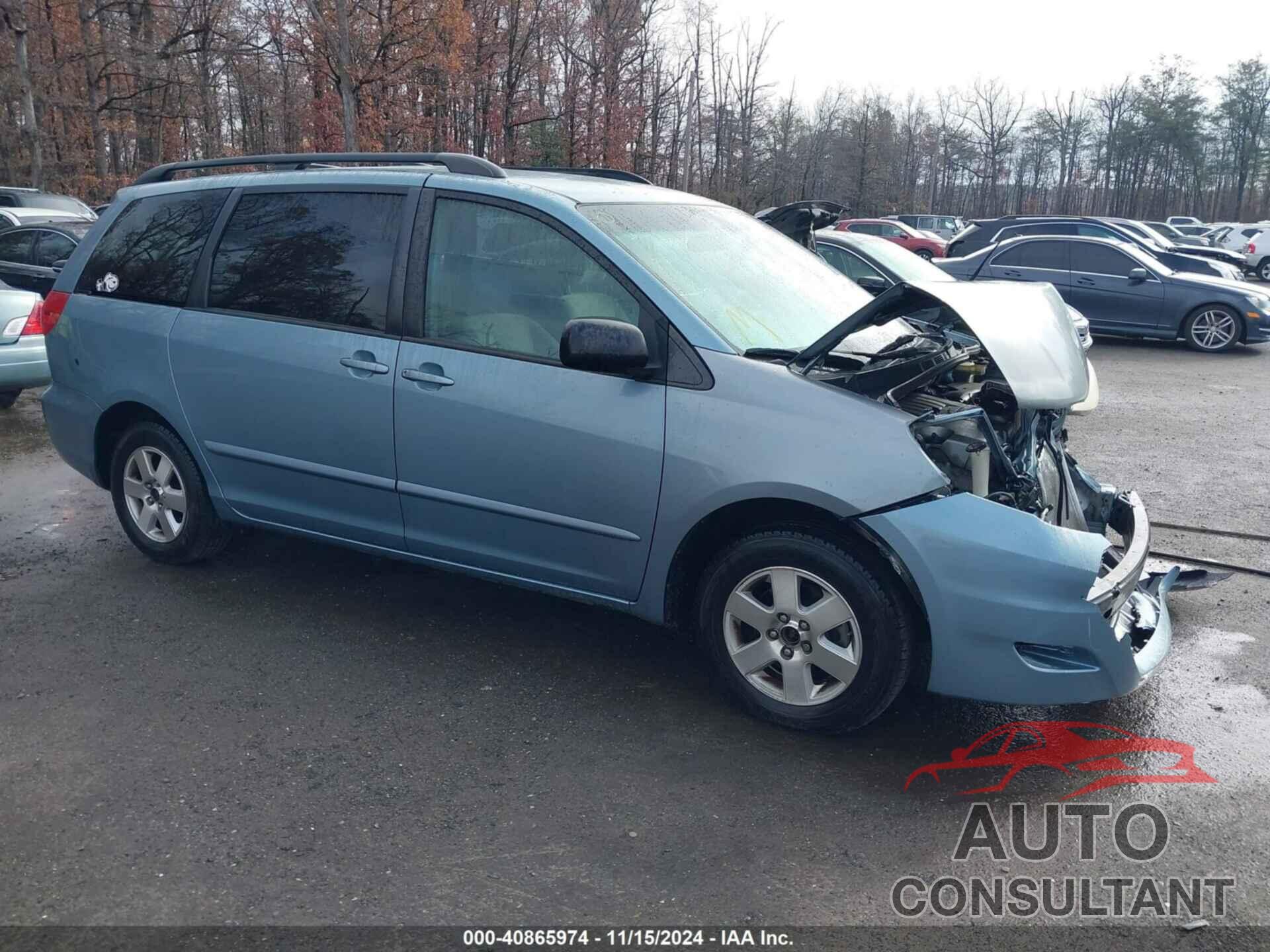 TOYOTA SIENNA 2009 - 5TDZK23C79S227750