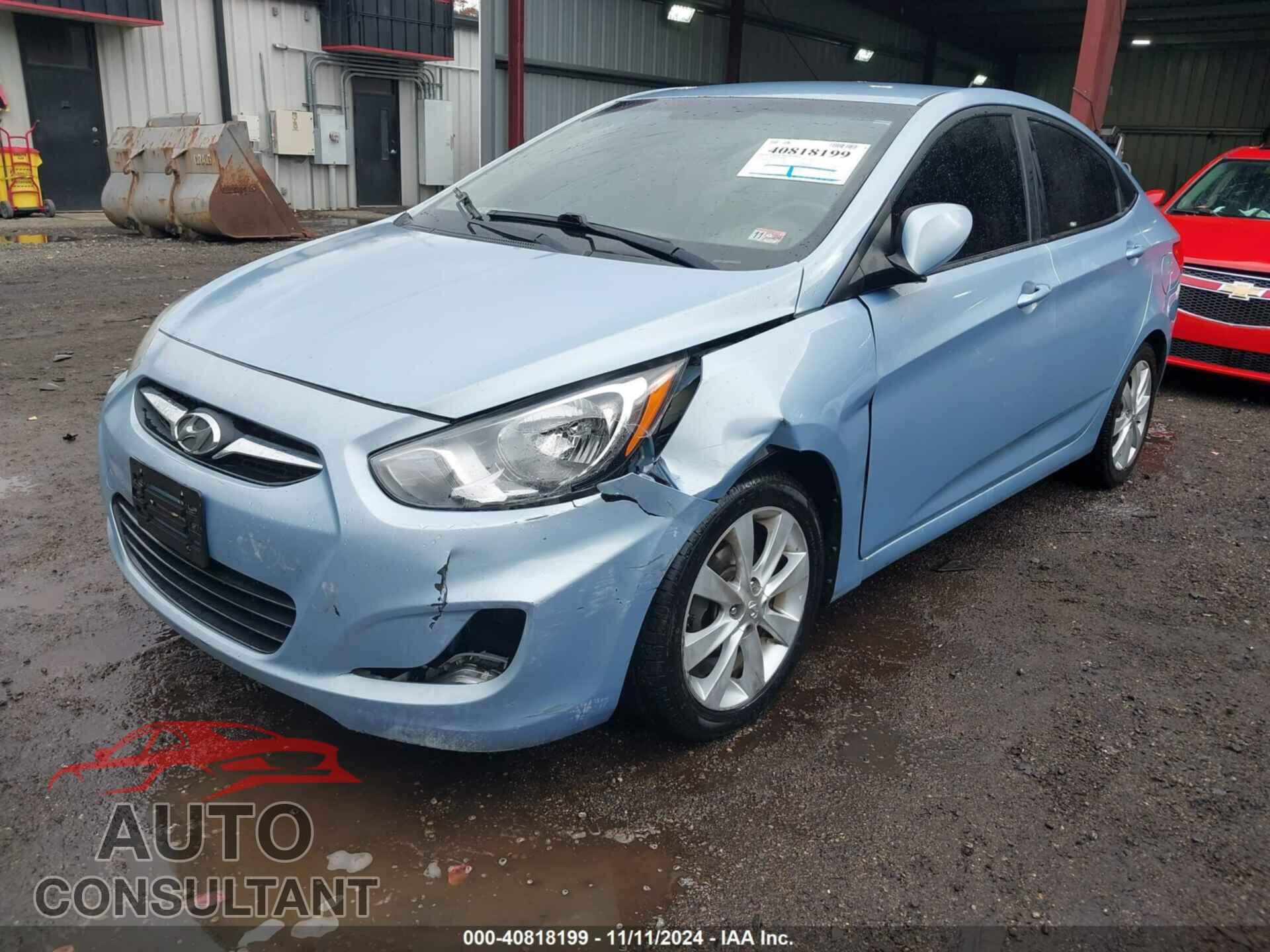 HYUNDAI ACCENT 2012 - KMHCU4AE3CU071477