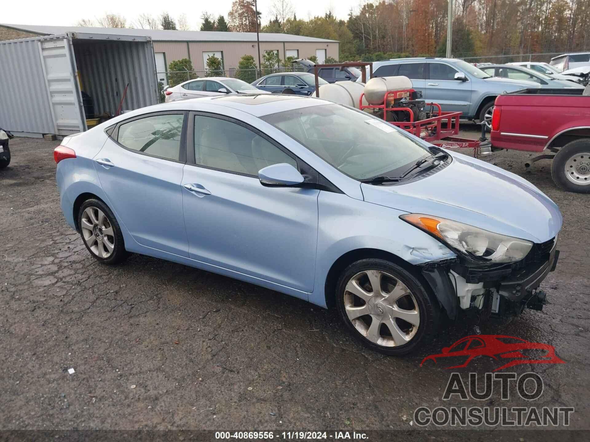 HYUNDAI ELANTRA 2012 - KMHDH4AE9CU485923