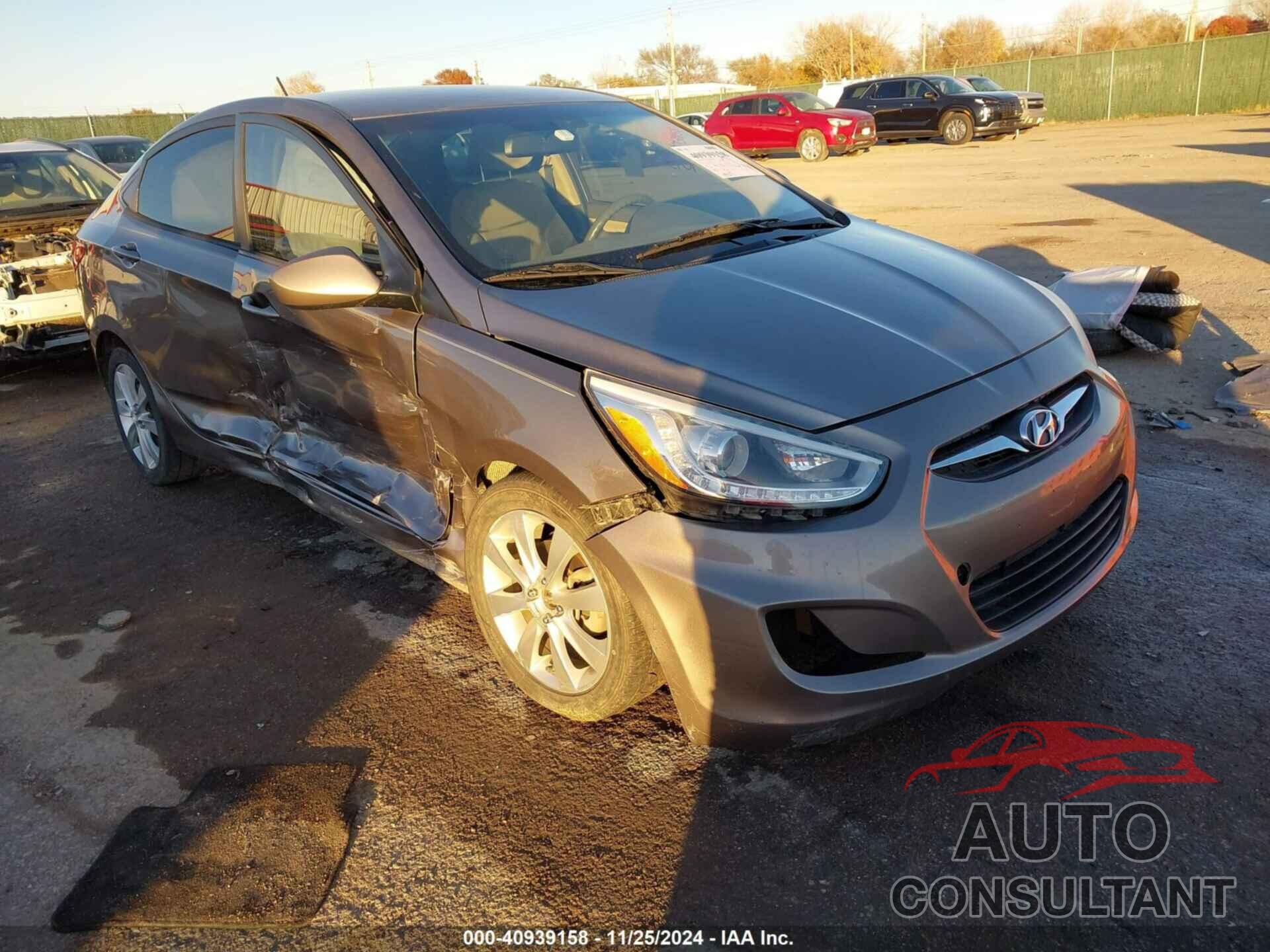 HYUNDAI ACCENT 2014 - KMHCU4AE6EU626585