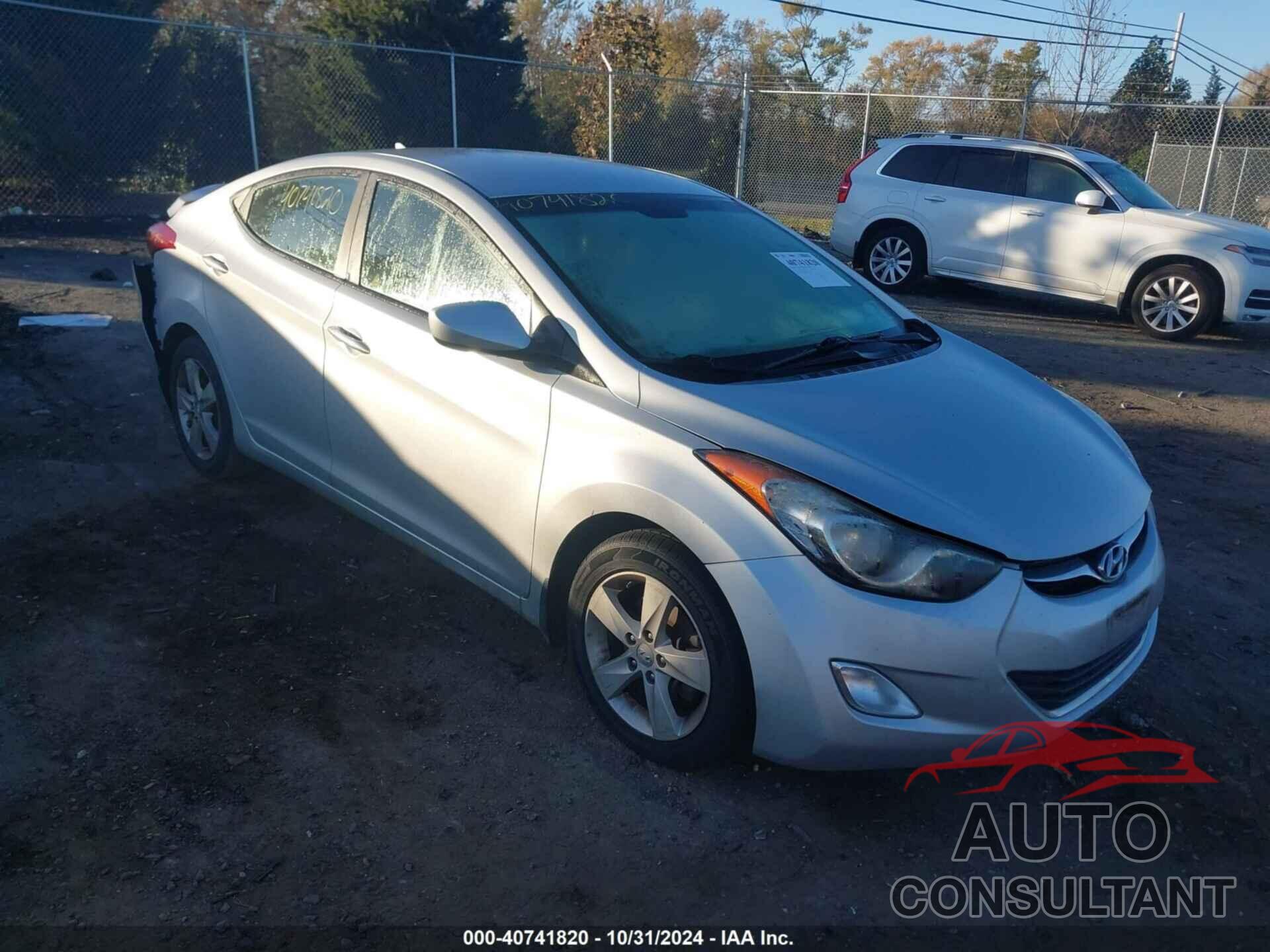 HYUNDAI ELANTRA 2013 - KMHDH4AE6DU965855