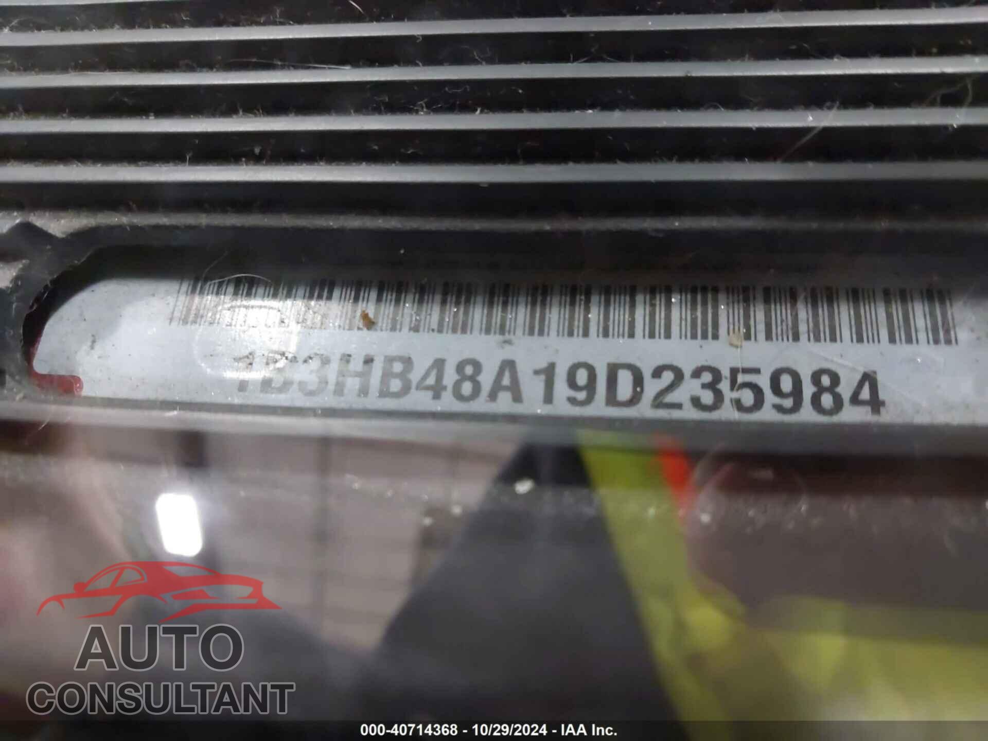 DODGE CALIBER 2009 - 1B3HB48A19D235984