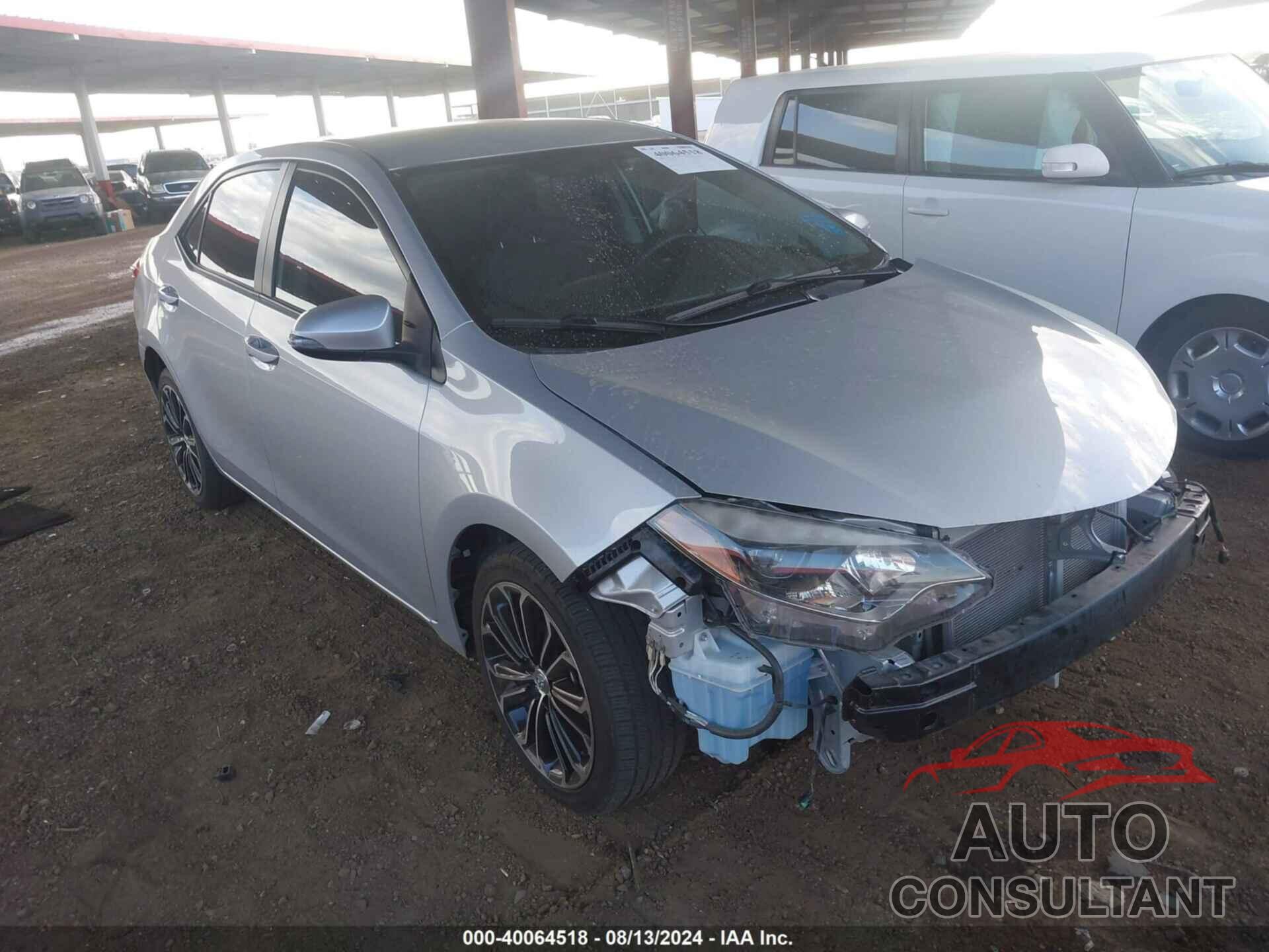 TOYOTA COROLLA 2016 - 2T1BURHE3GC673494