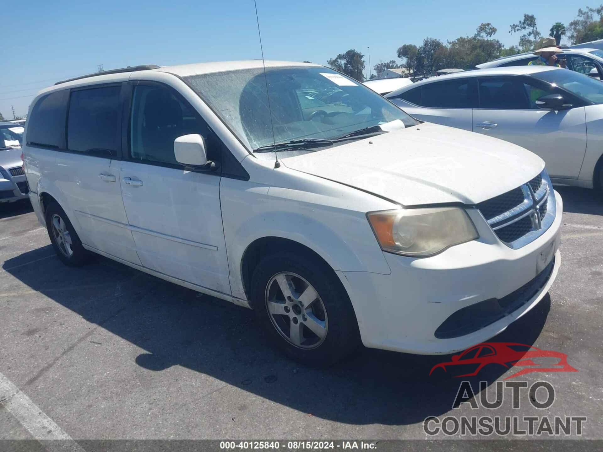 DODGE GRAND CARAVAN 2012 - 2C4RDGCG1CR396219