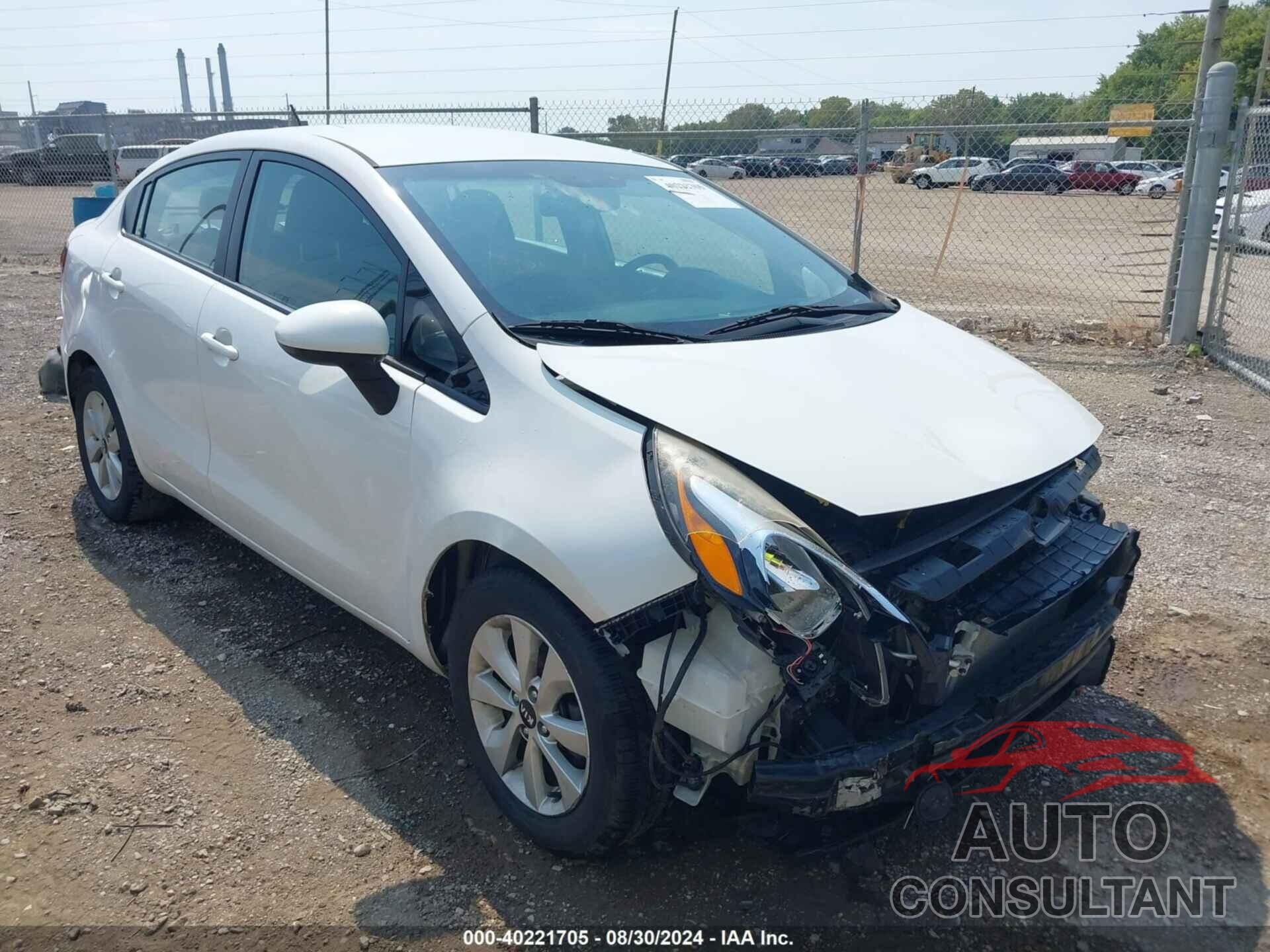 KIA RIO 2016 - KNADN4A38G6642991